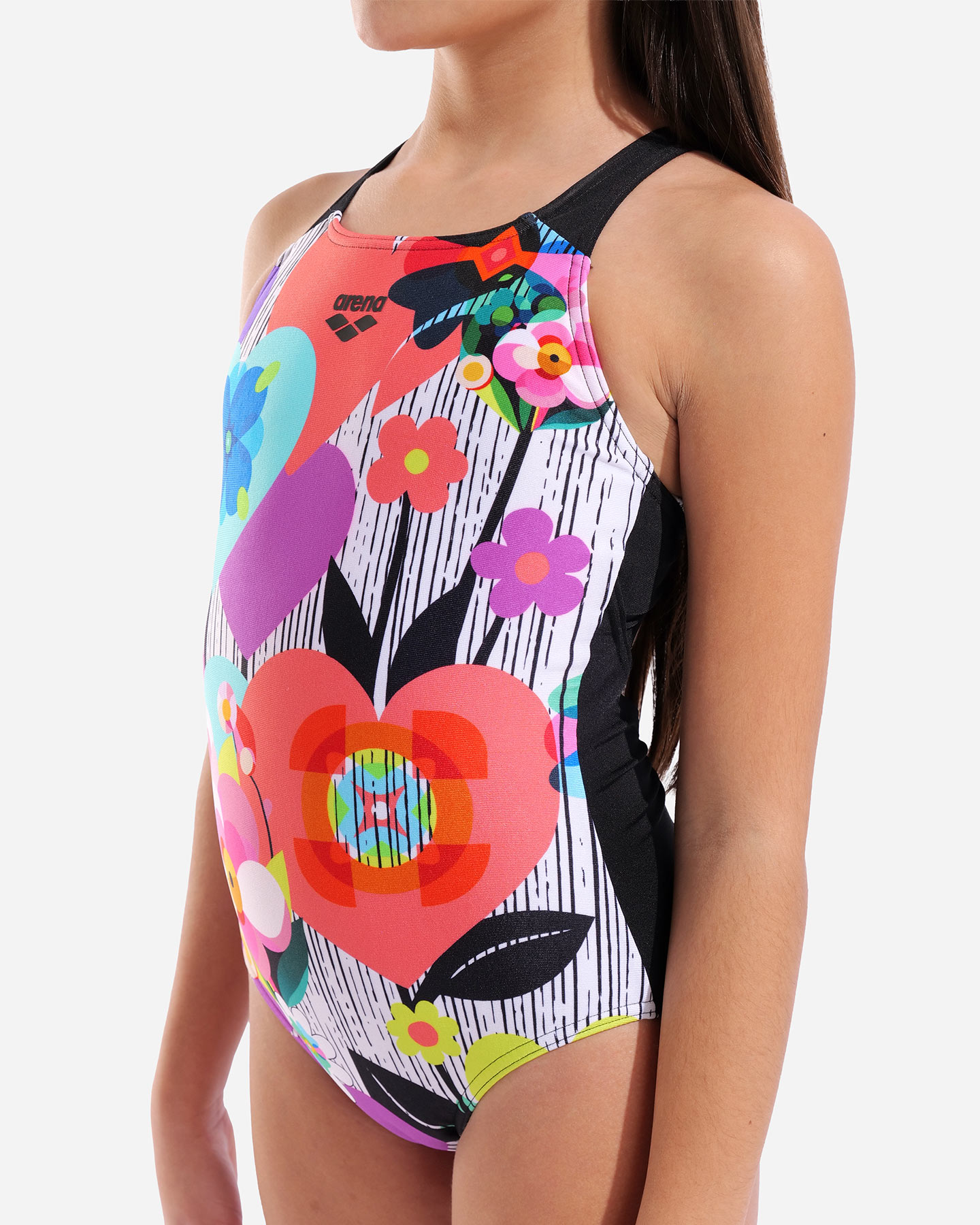 Costume piscina ARENA ROSES JR - Nero - 5 | Cisalfa Sport