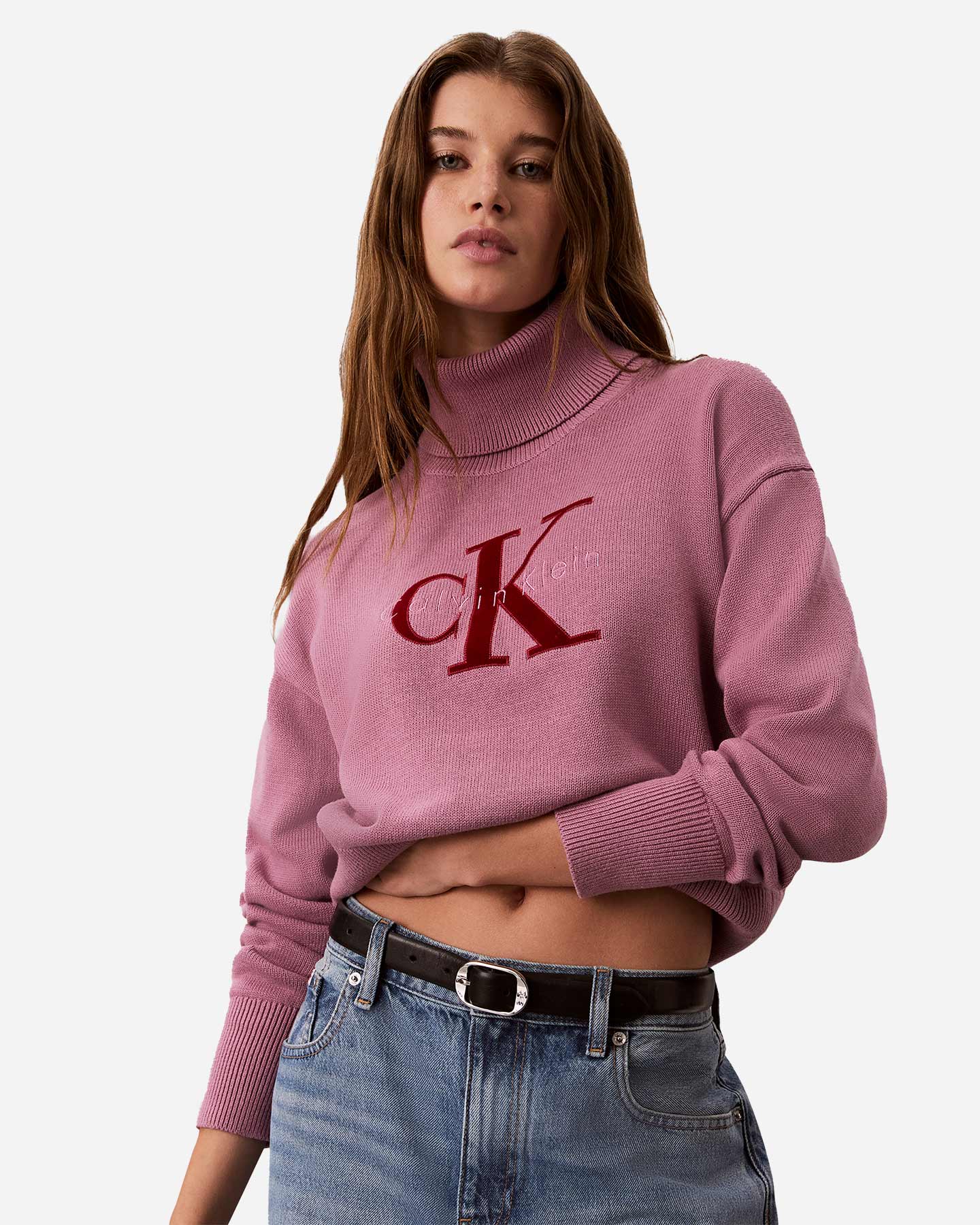 Maglione CALVIN KLEIN JEANS CLASSIC W - Rosa - 1 | Cisalfa Sport