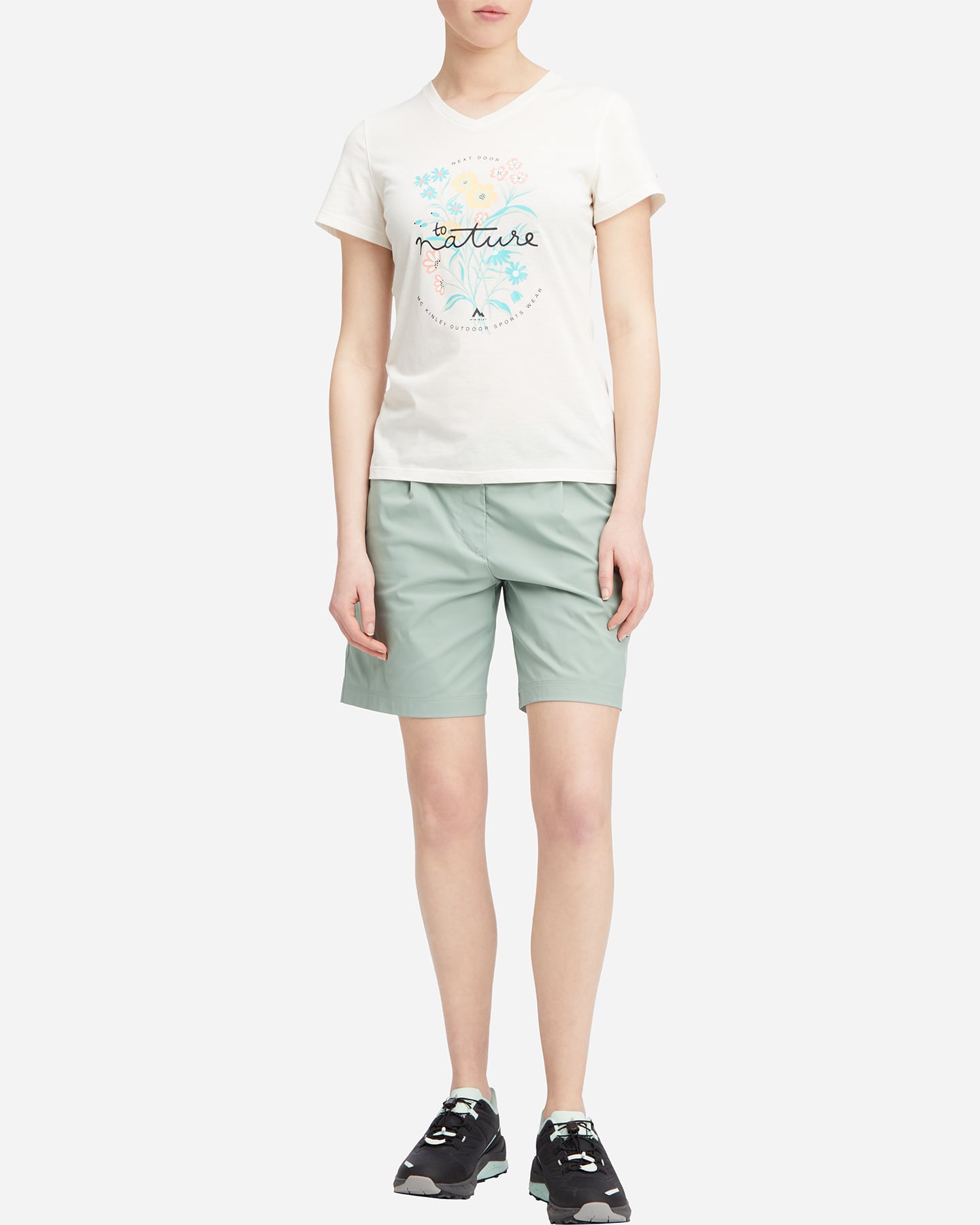 T-shirt MCKINLEY NATA II W - Bianco - 3 | Cisalfa Sport