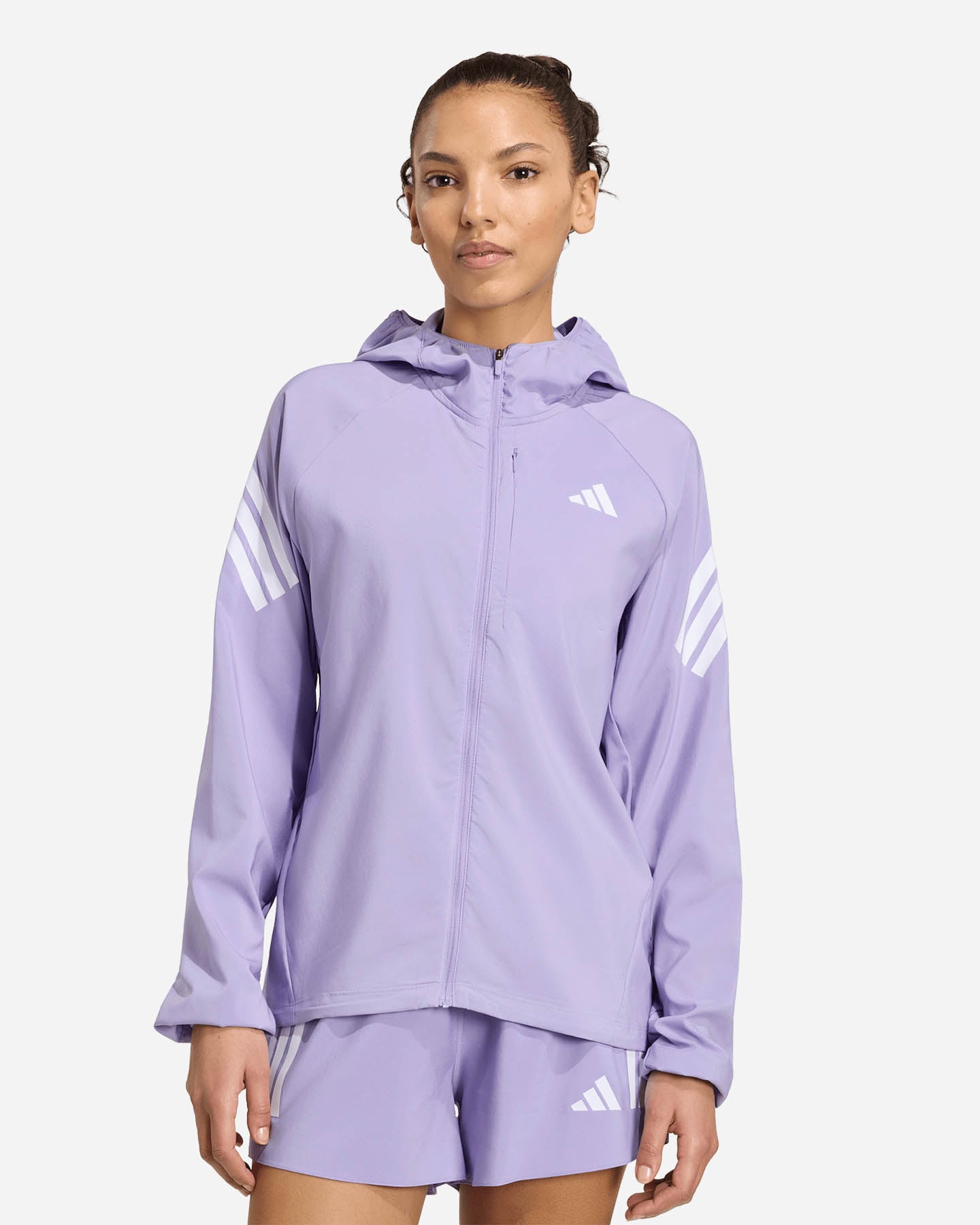 Giacca running ADIDAS ADI365 ICONIC W - Viola - 1 | Cisalfa Sport
