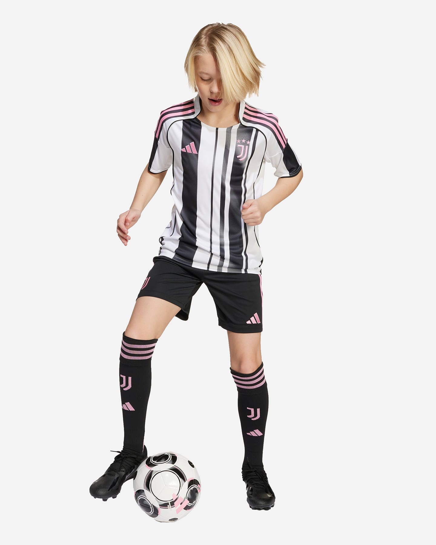 Pantaloncini calcio ufficiali ADIDAS JUVENTUS HOME 25-26 JR - Nero - 3 | Cisalfa Sport