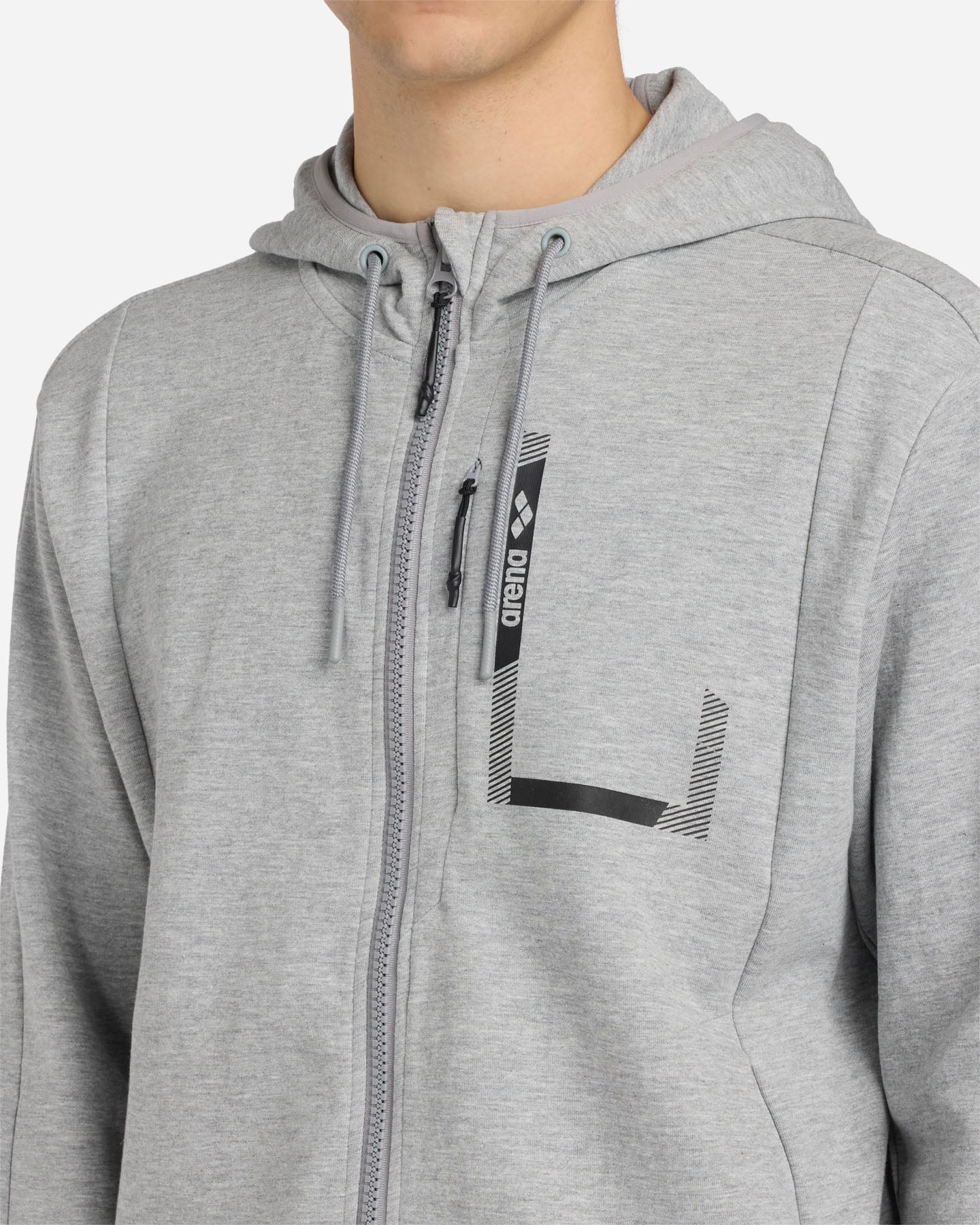 Felpa ARENA EVOLVING ATHLETIC M - Grigio - 5 | Cisalfa Sport