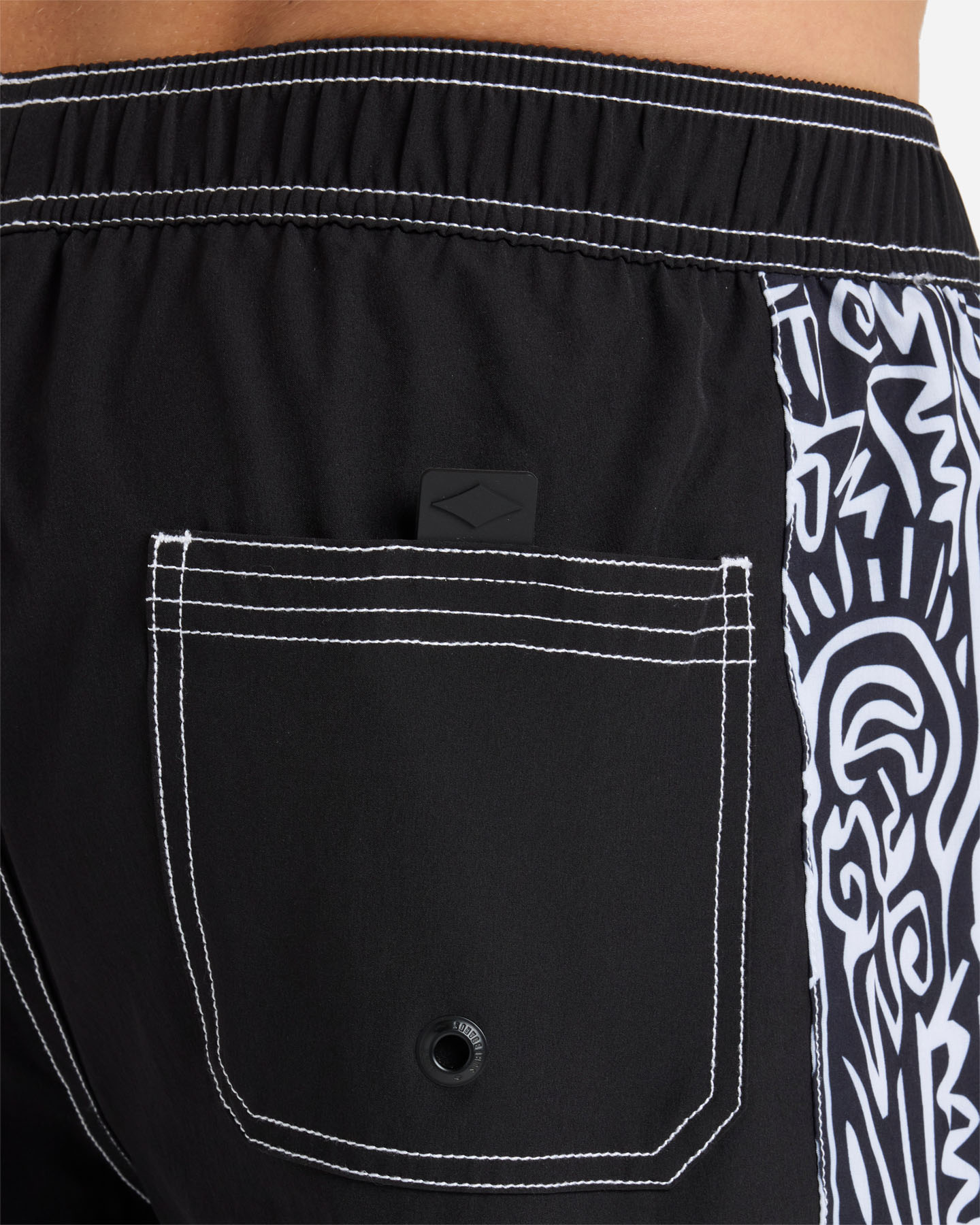 Boardshort mare BEAR WAVES AFTER WAVES M - Nero - 4 | Cisalfa Sport