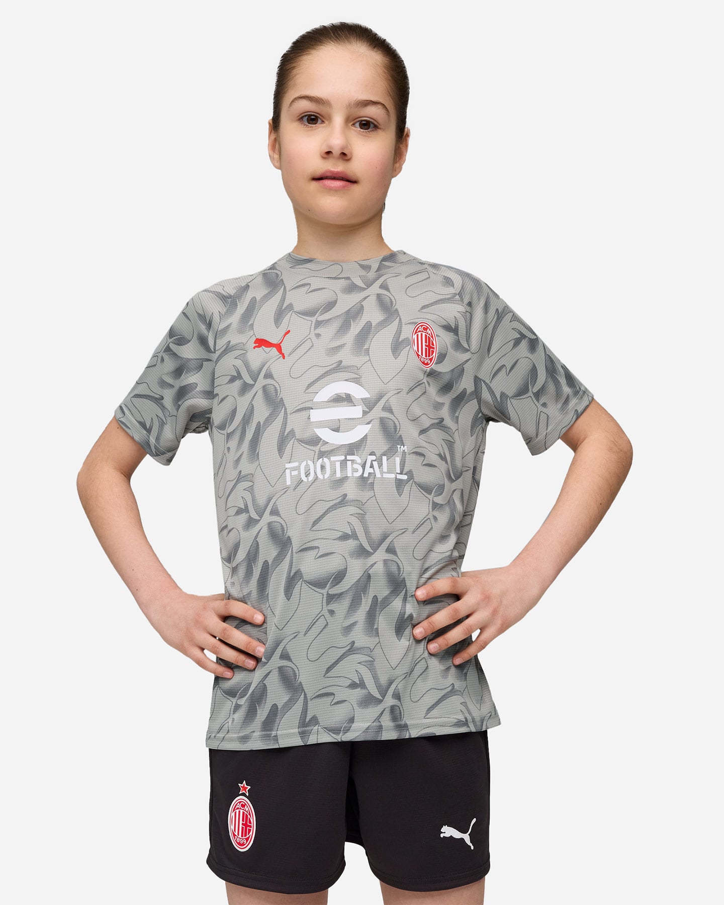 Abbigliamento calcio ufficiale PUMA MILAN PREMATCH 25-26 JR - Color mix - 2 | Cisalfa Sport