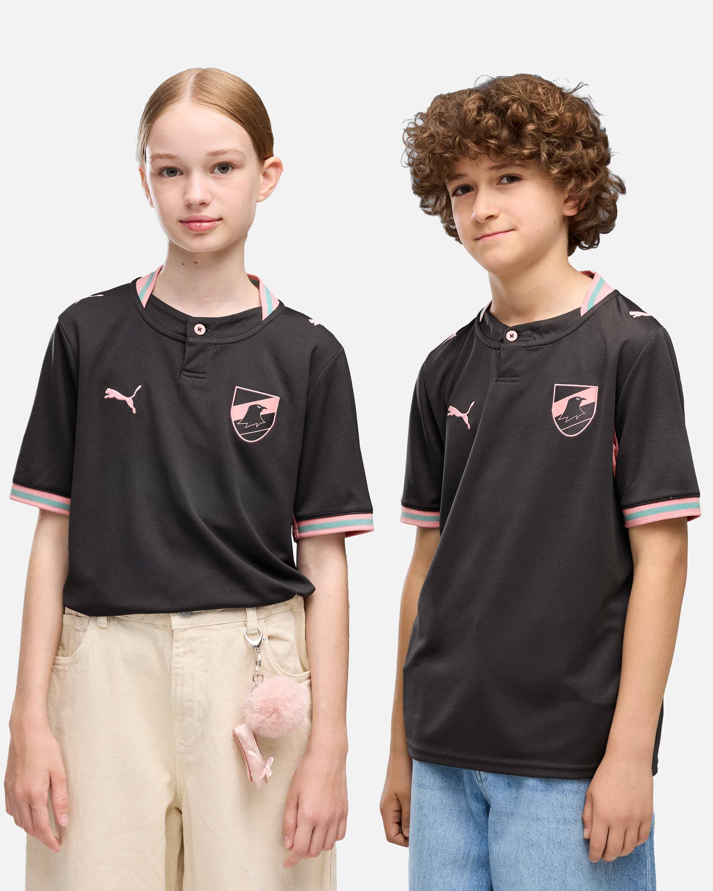 Maglia calcio ufficiale PUMA PALERMO 3RD JR - Antracite - 2 | Cisalfa Sport