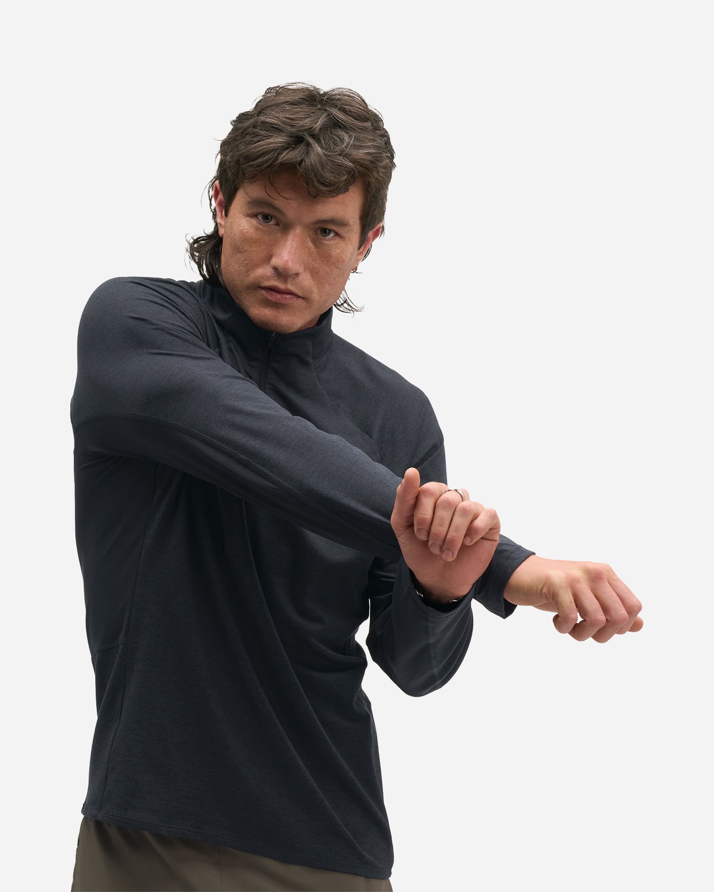 Maglia running HOKA CLASSIC M - Nero - 3 | Cisalfa Sport