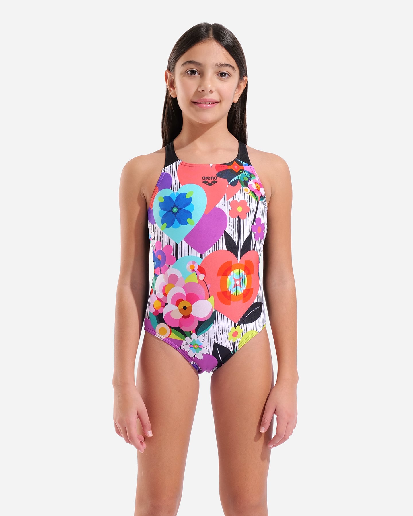 Costume piscina ARENA ROSES JR - Nero - 2 | Cisalfa Sport