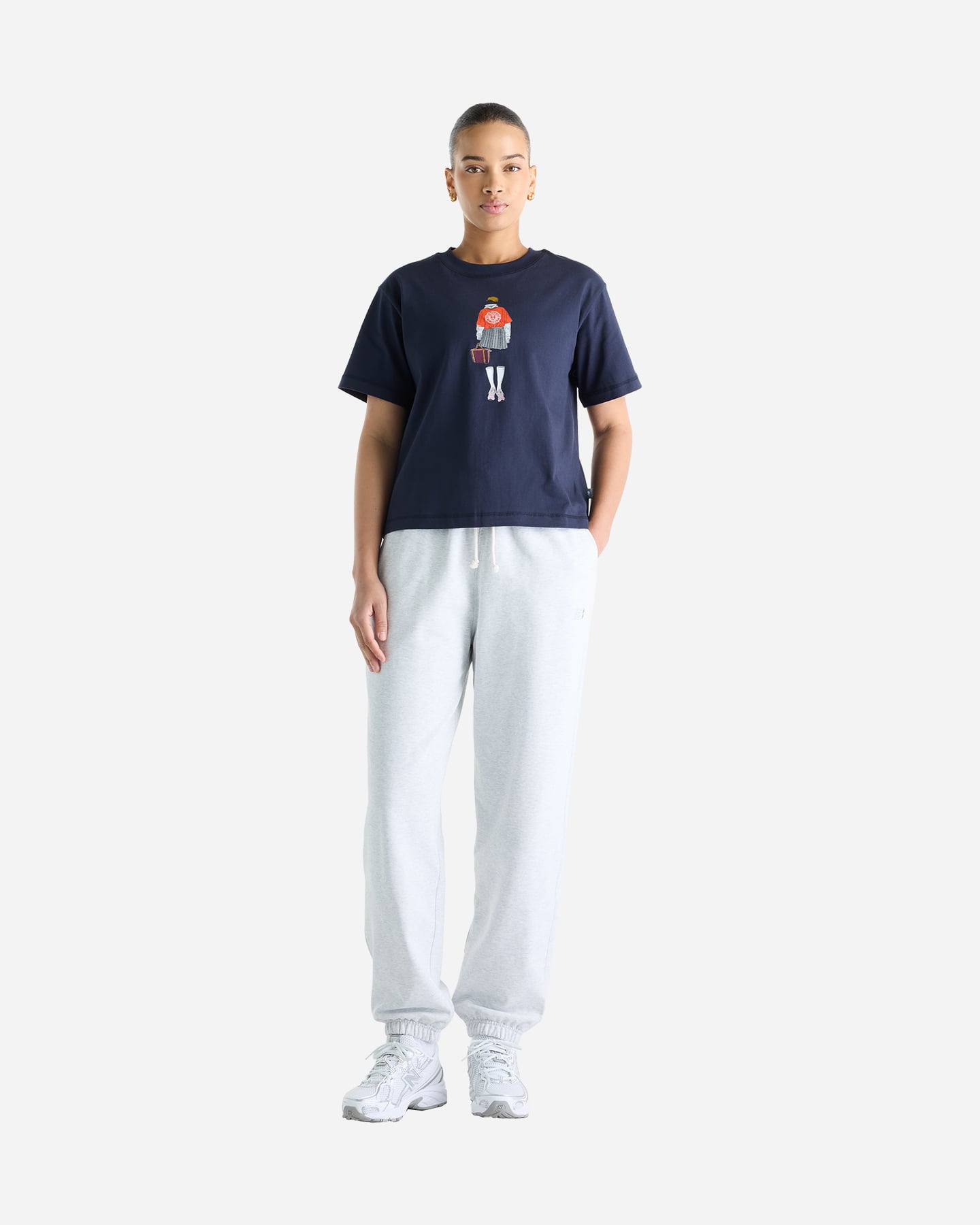 T-shirt NEW BALANCE ST SCOLAR W - Blu - 2 | Cisalfa Sport