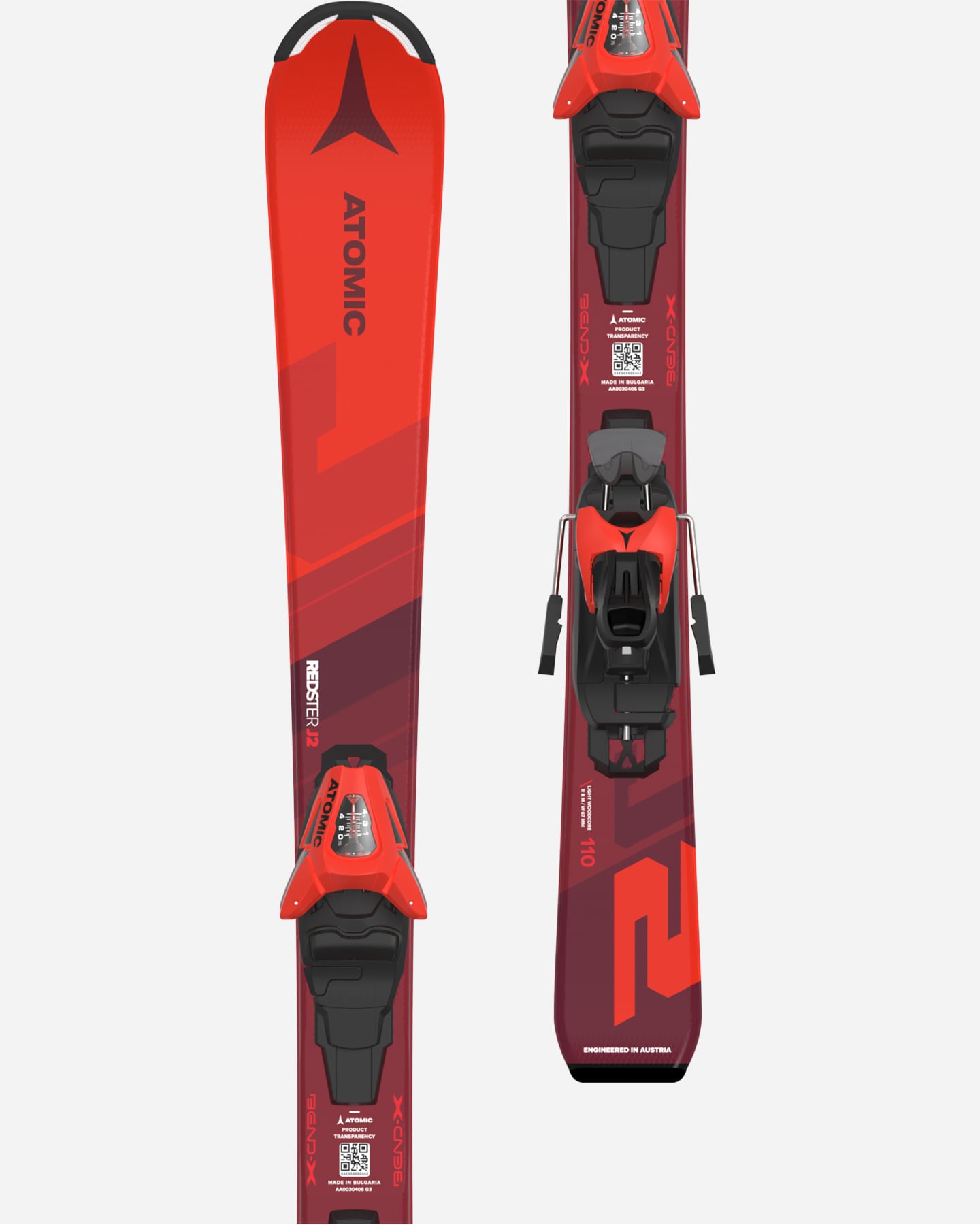 Sci ATOMIC REDSTER JR J2 100-120 + C 5 GW JR  - Rosso - 4 | Cisalfa Sport