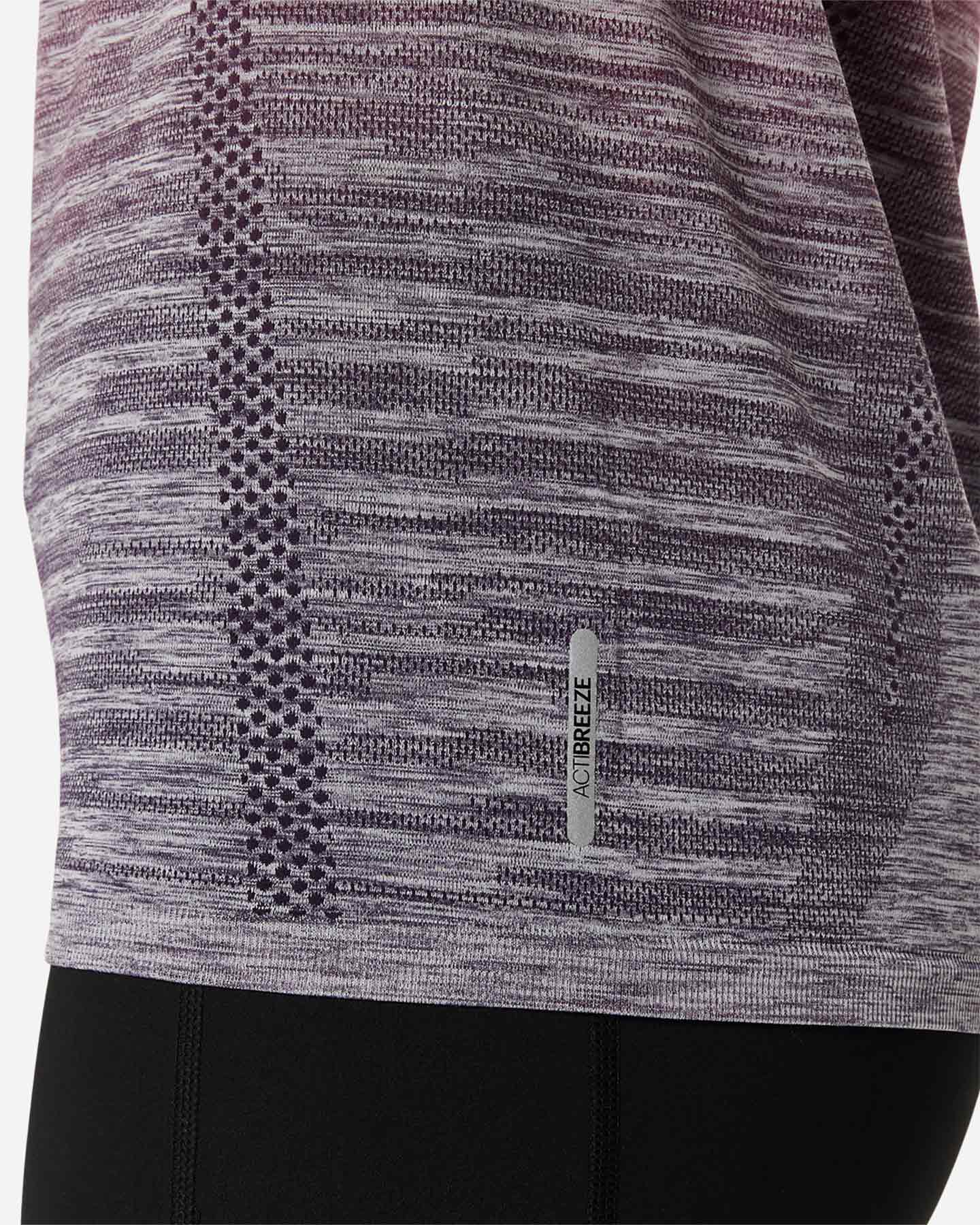 T-shirt running ASICS SEAMLESS W - Grigio - 5 | Cisalfa Sport