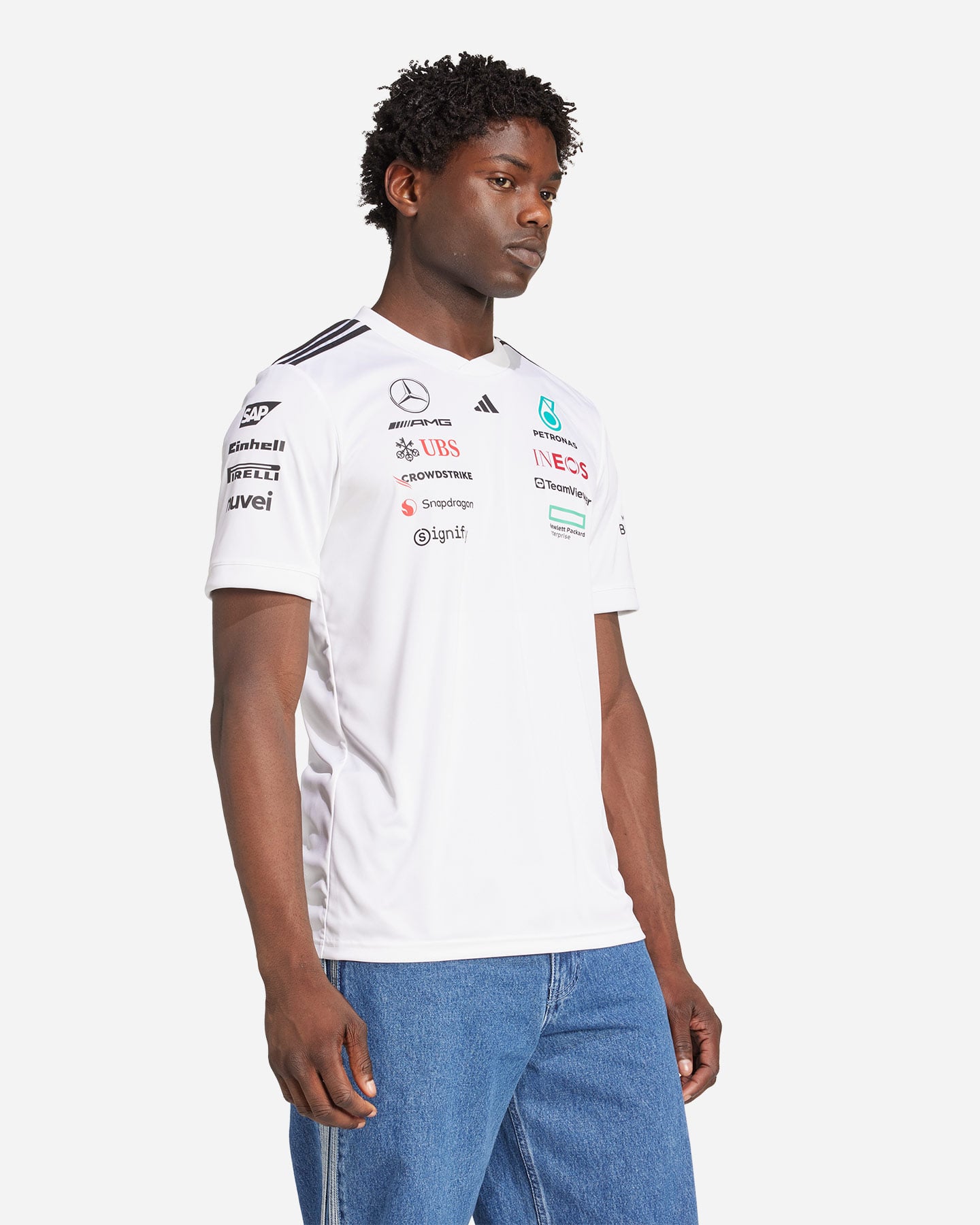 T-shirt ADIDAS MERCEDES DR M - Bianco - 3 | Cisalfa Sport