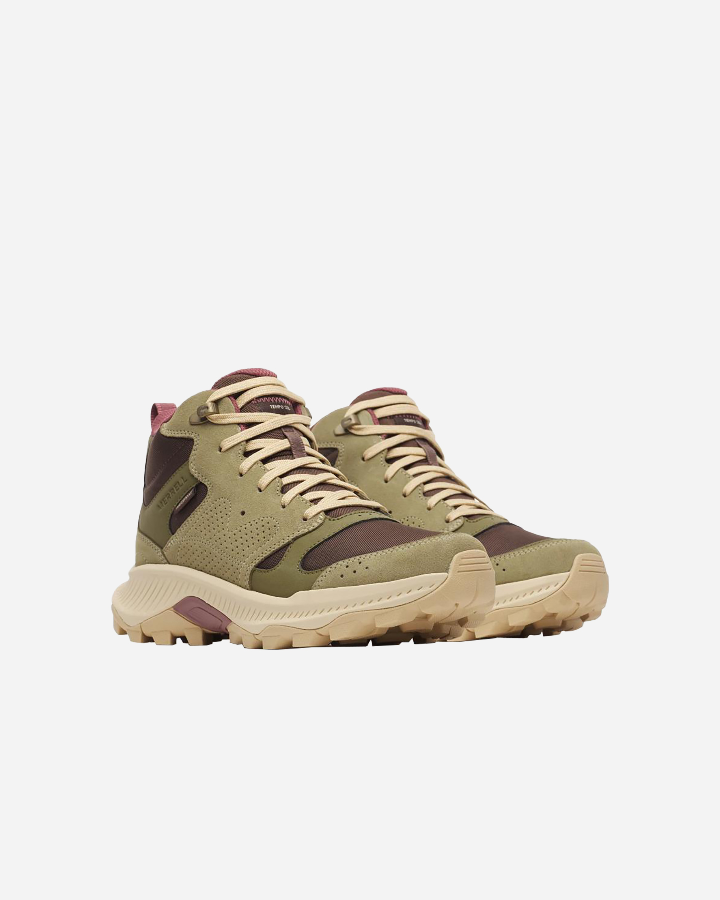 Scarpe escursionismo MERRELL TEMPO SOL MID WP W - Verde - 1 | Cisalfa Sport