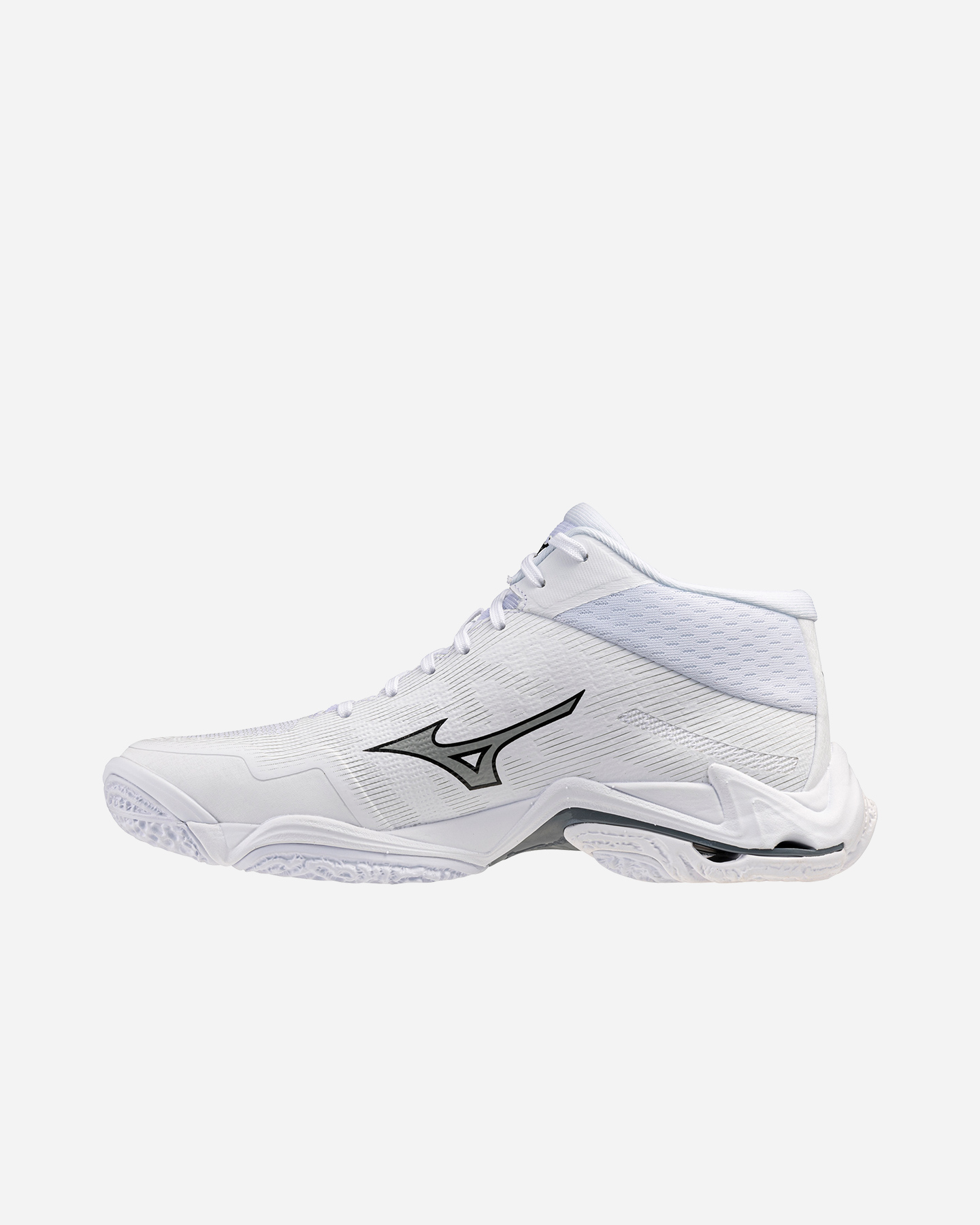 Scarpe volley MIZUNO WAVE LIGHTNING ELITE MID M - Bianco - 4 | Cisalfa Sport