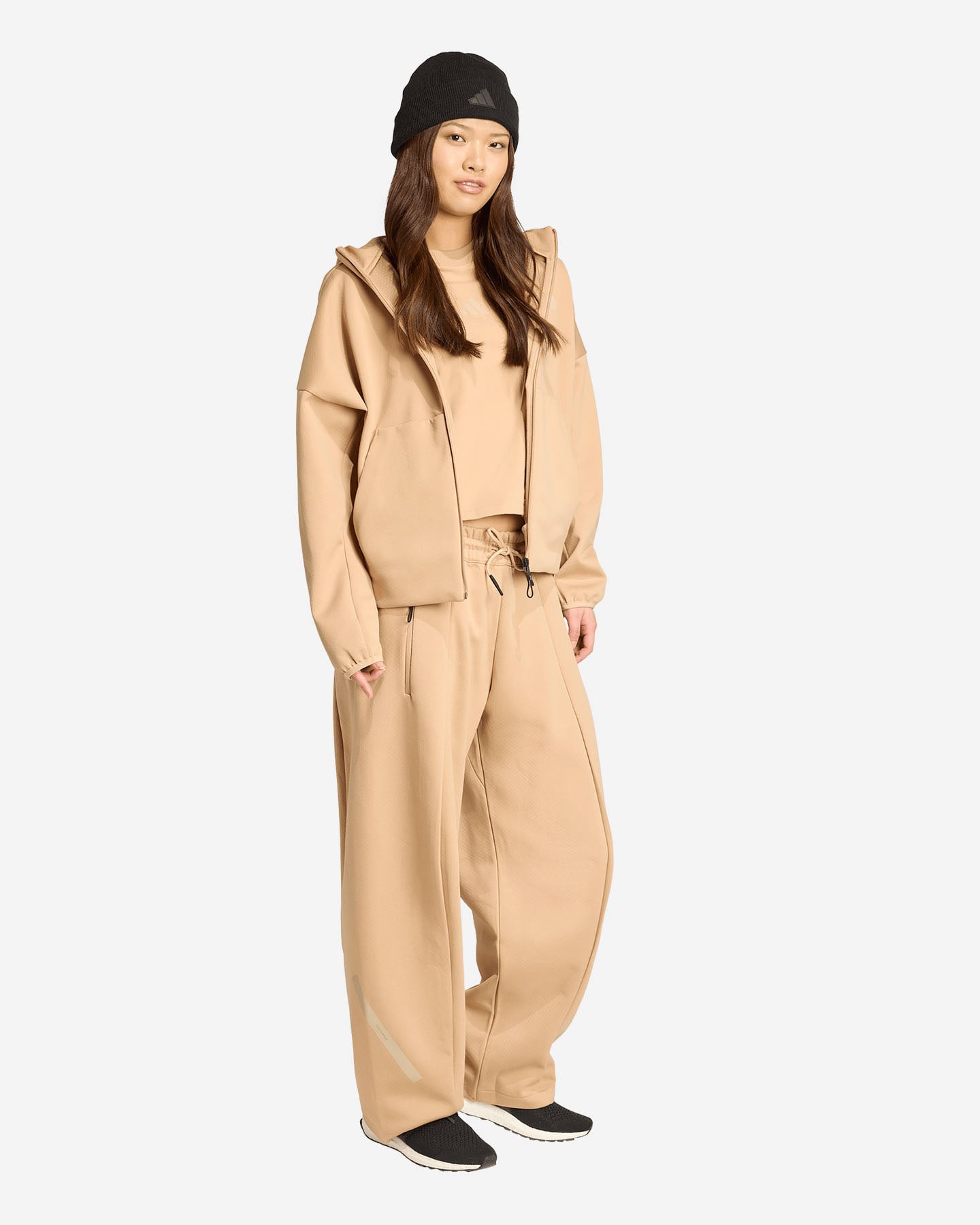 Felpa ADIDAS ZNE W - Beige - 3 | Cisalfa Sport