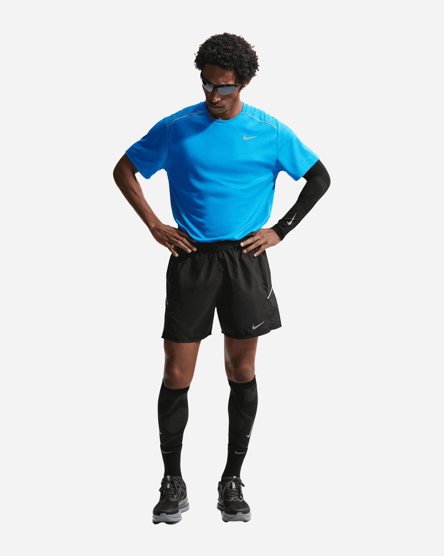 Short running NIKE MILER 5 M - Nero - 1 | Cisalfa Sport