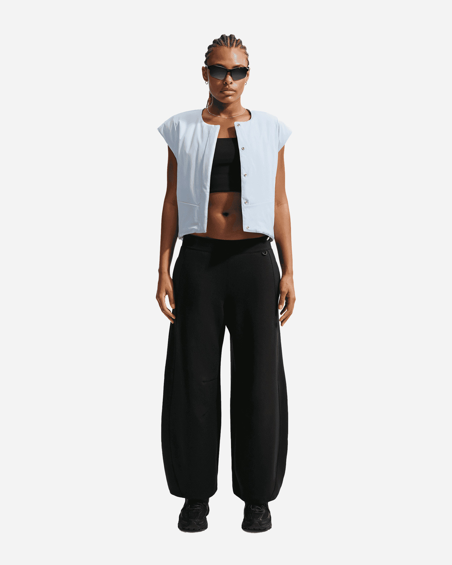 Pantalone NIKE WIDE LEG SOFT 24/7 W - Nero - 1 | Cisalfa Sport