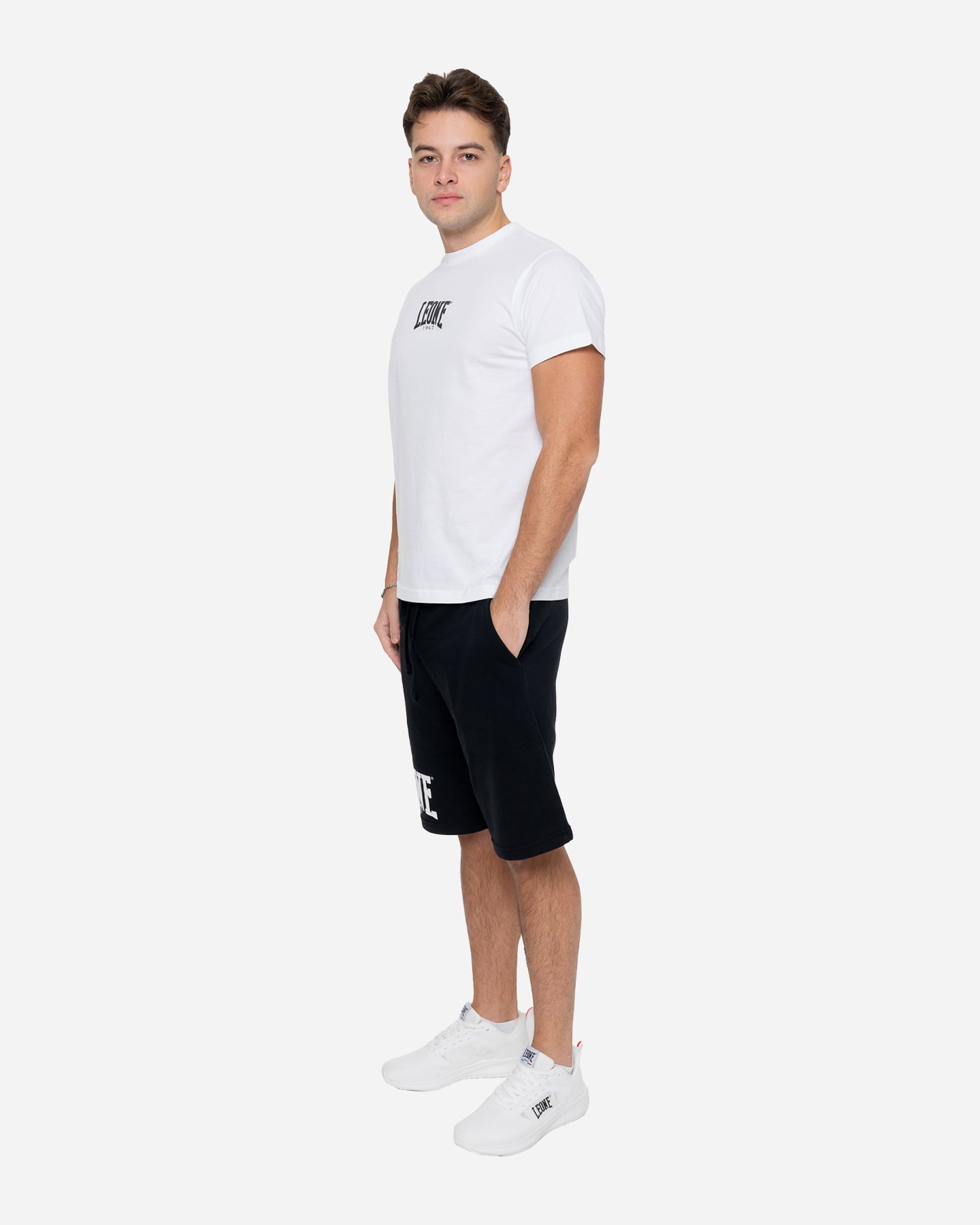 T-shirt LEONE SMALL LOGO M - Bianco - 3 | Cisalfa Sport