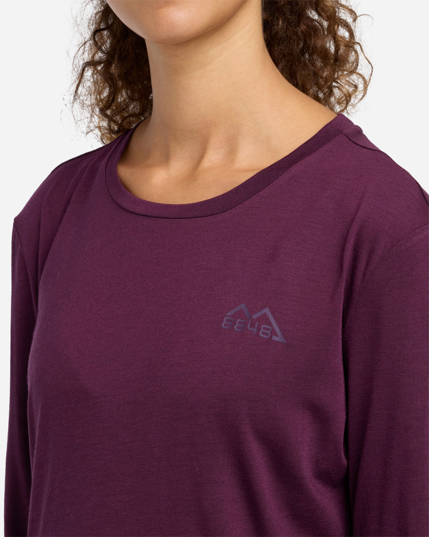 T-shirt 8848 MERINO W - Viola - 5 | Cisalfa Sport