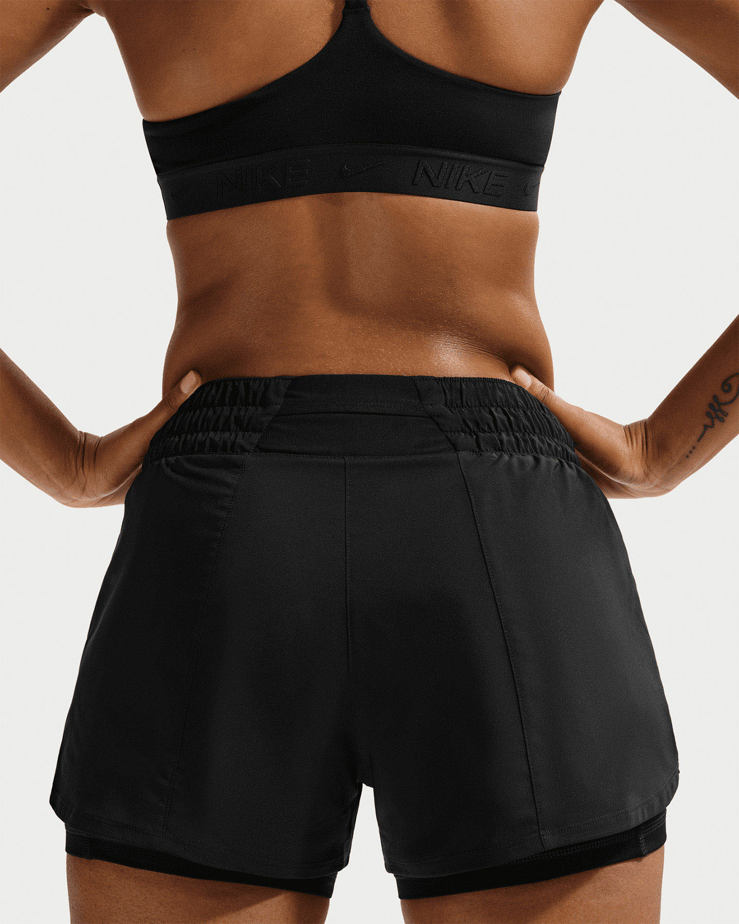 Short training NIKE ONE 2IN1 3IN W - Nero - 4 | Cisalfa Sport
