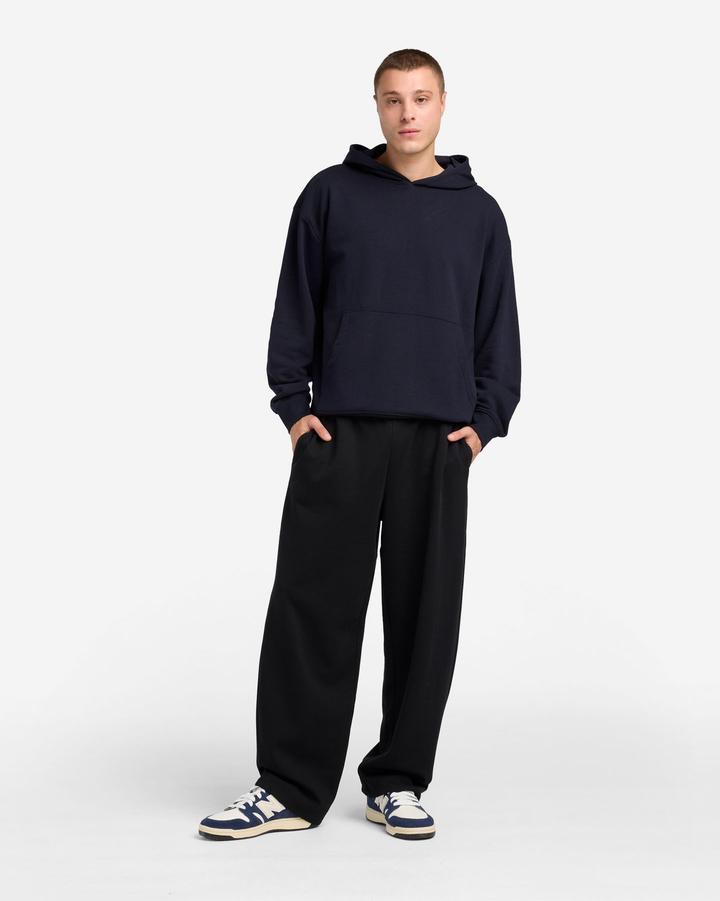 Felpa ABC BASIC ATHLETIC M - Blu Navy - 4 | Cisalfa Sport