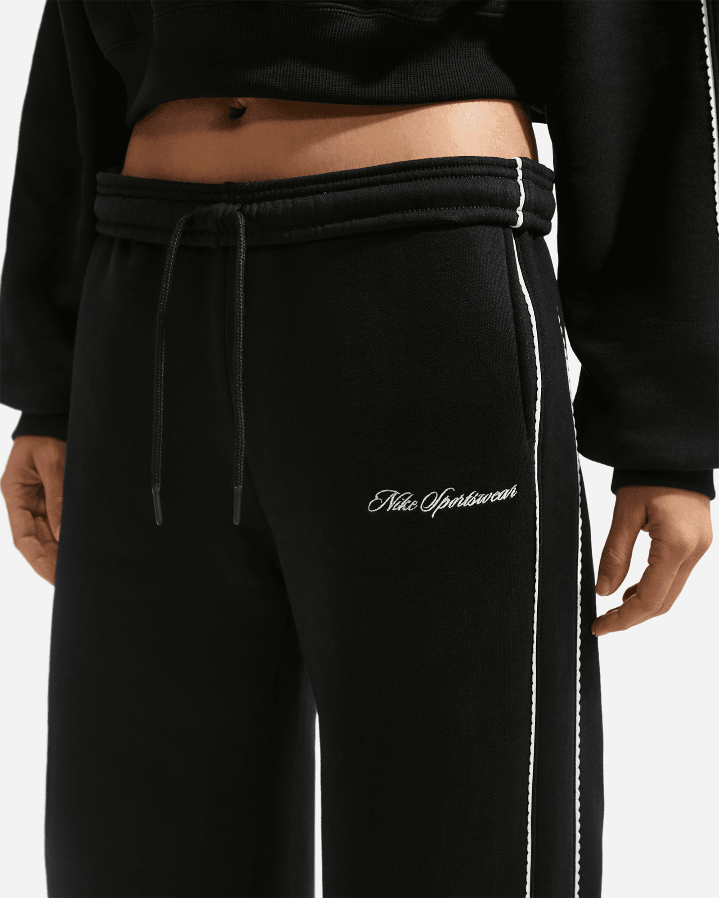 Pantalone NIKE WIDE LEG SCLOP W - Nero - 4 | Cisalfa Sport