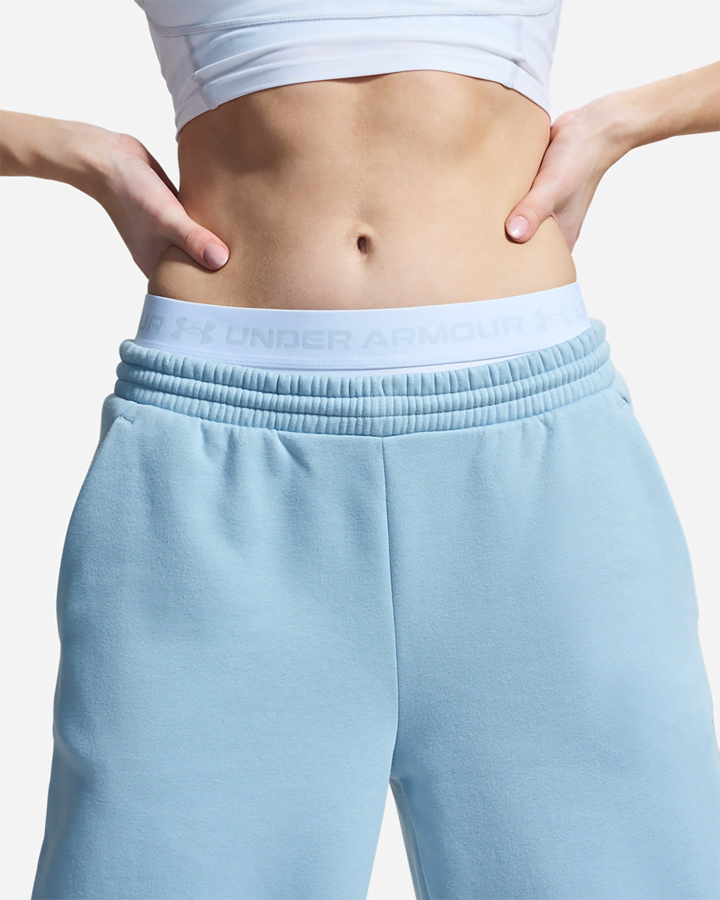 Pantalone UNDER ARMOUR ICON W - Azzurro - 2 | Cisalfa Sport