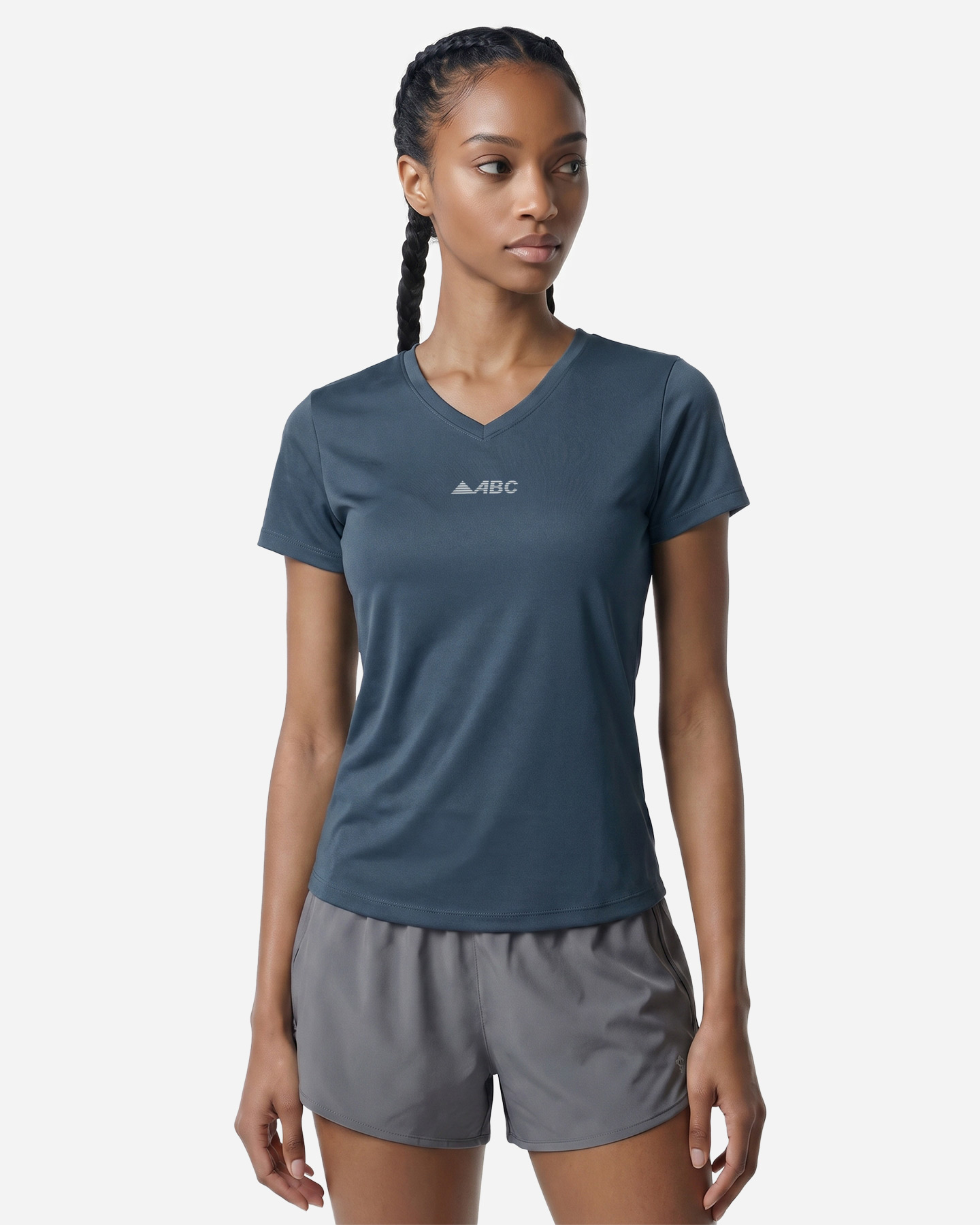 T-shirt running ABC RUNNING BASIC W - Blu - 2 | Cisalfa Sport