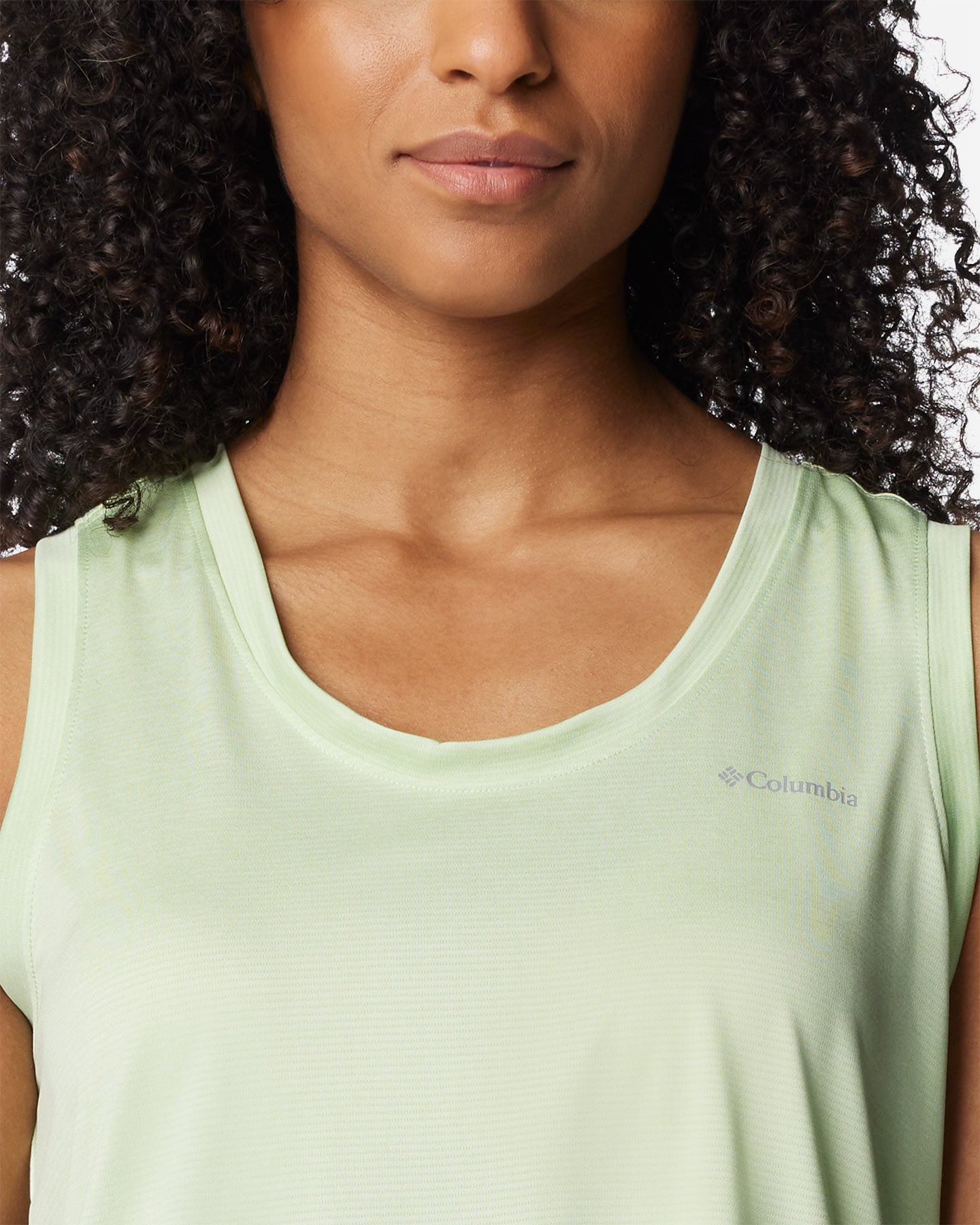 T-shirt COLUMBIA HIKE TANK W - Verde - 4 | Cisalfa Sport