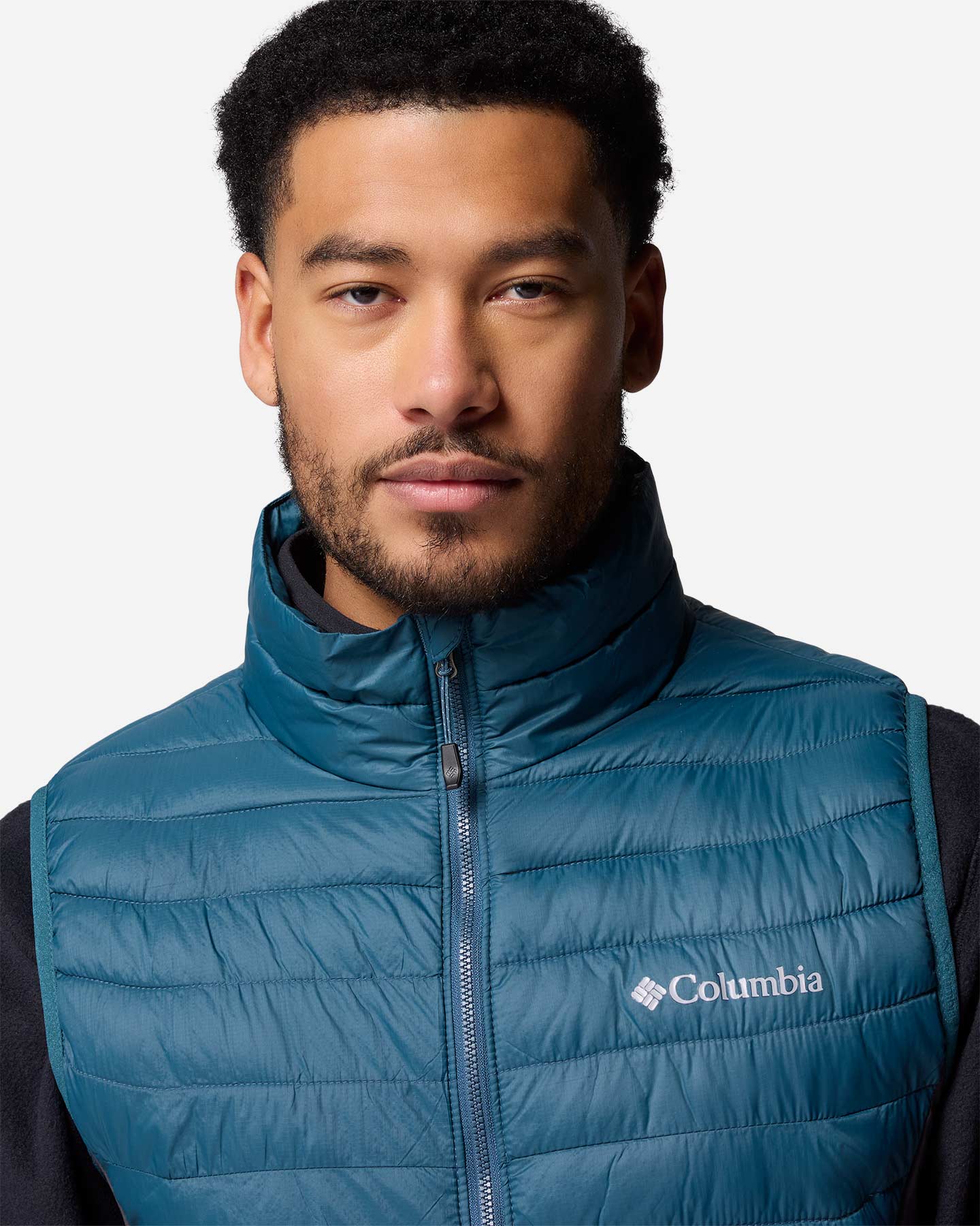 Gilet COLUMBIA POWDER PASS HYBRID M - Blu - 4 | Cisalfa Sport