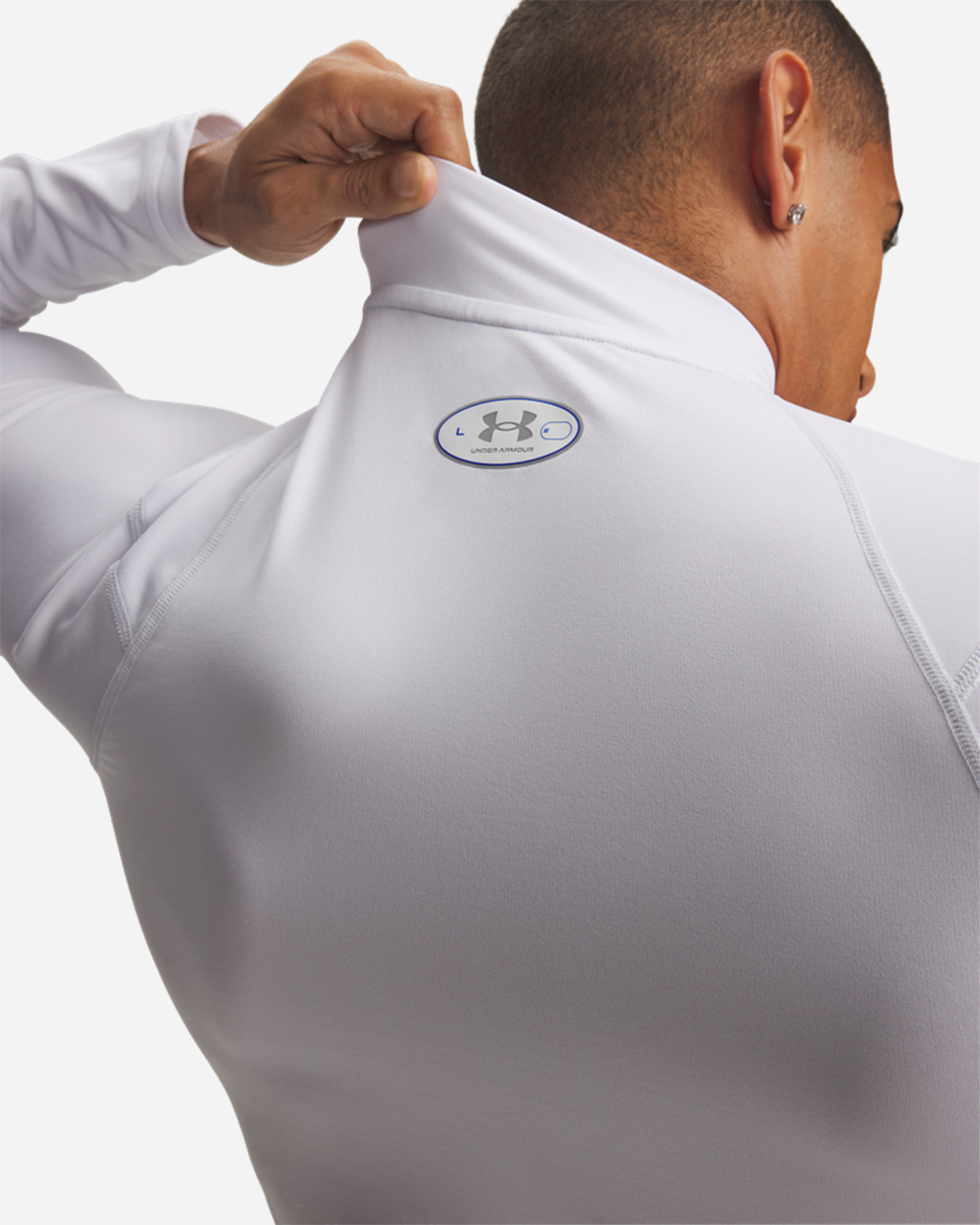 T-shirt training UNDER ARMOUR ELITE M - Bianco - 2 | Cisalfa Sport