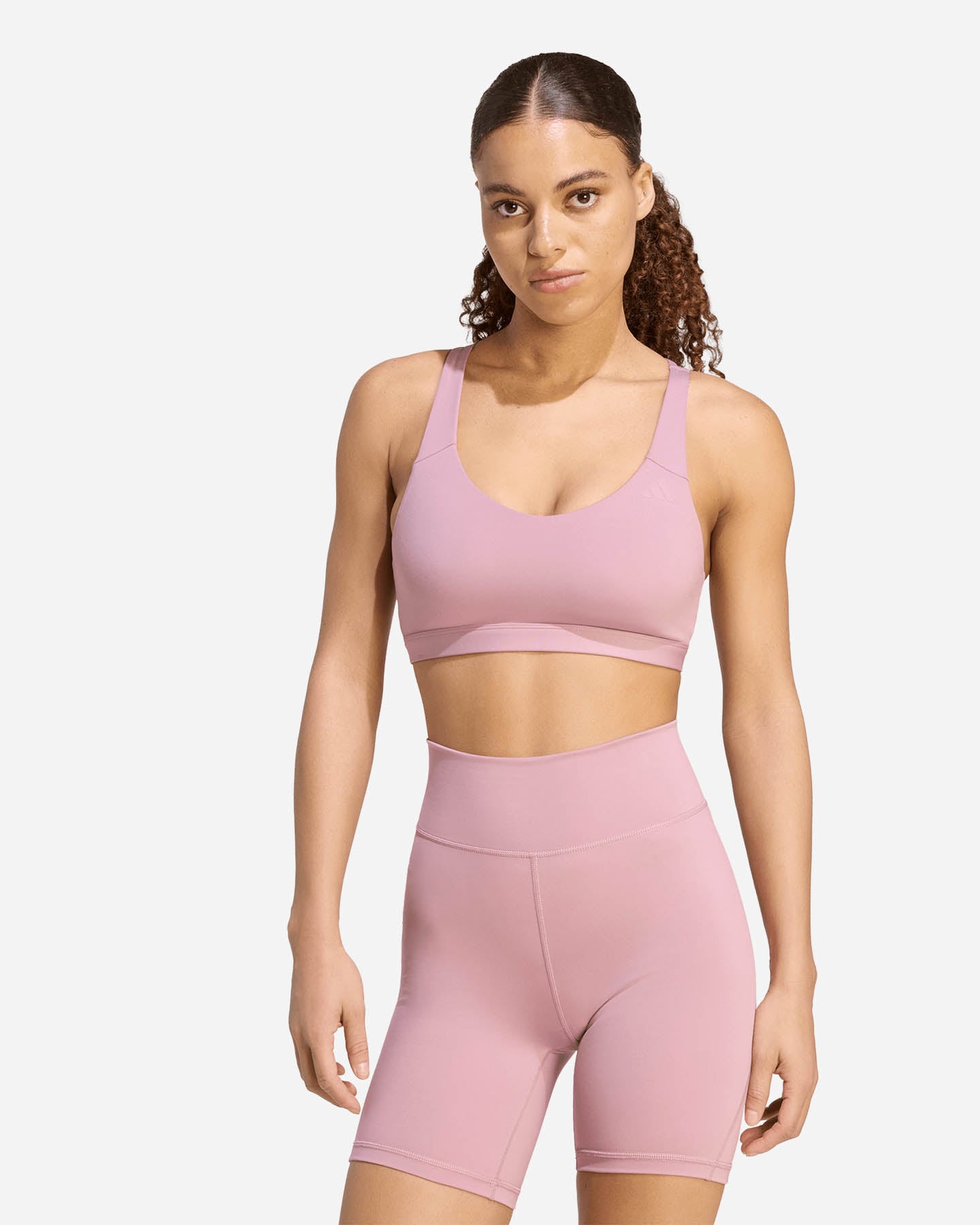 Bra training ADIDAS ALL ME ESSENTIAL W - Rosa - 2 | Cisalfa Sport