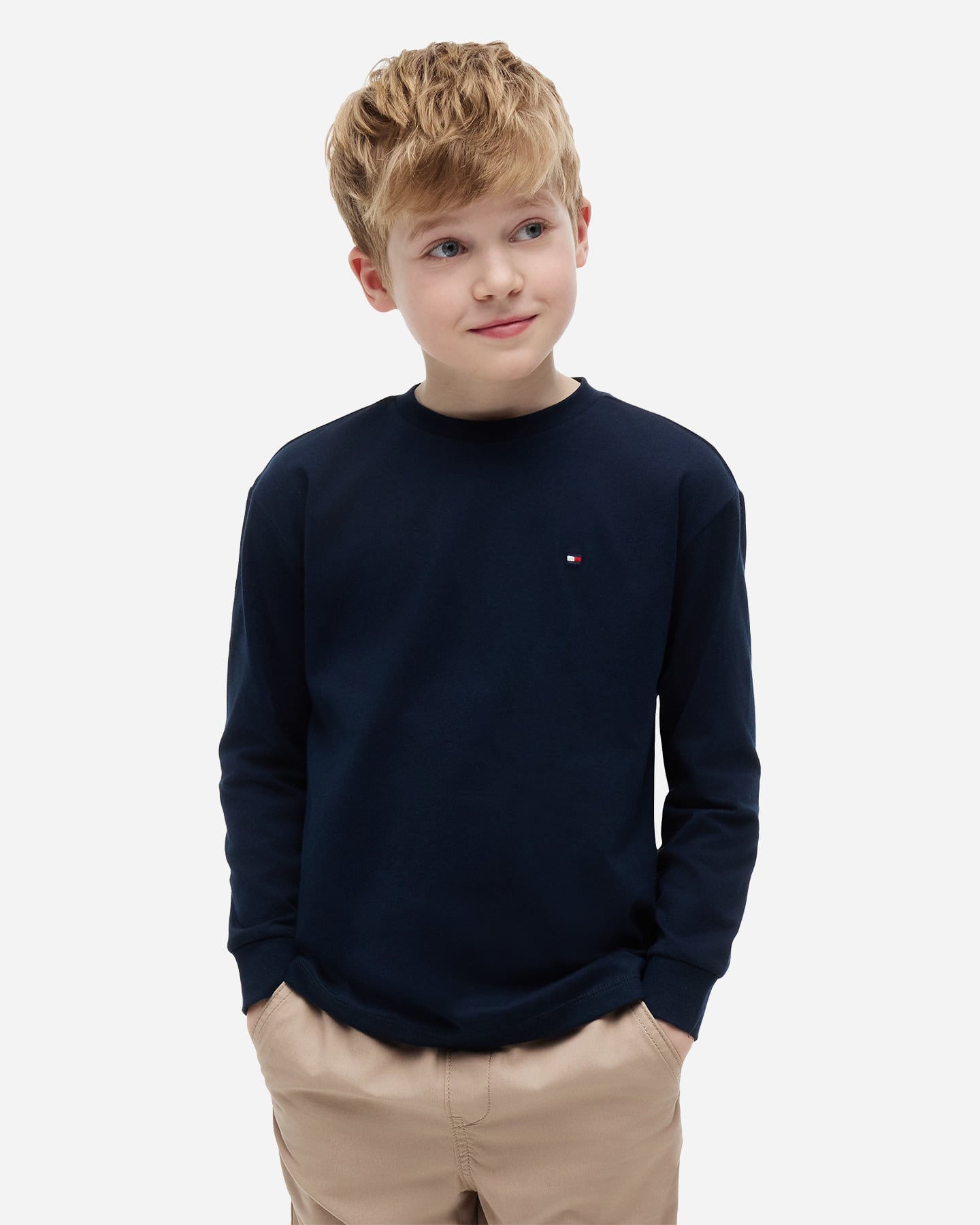 T-shirt TOMMY HILFIGER SMALL LOGO JR - Blu - 1 | Cisalfa Sport