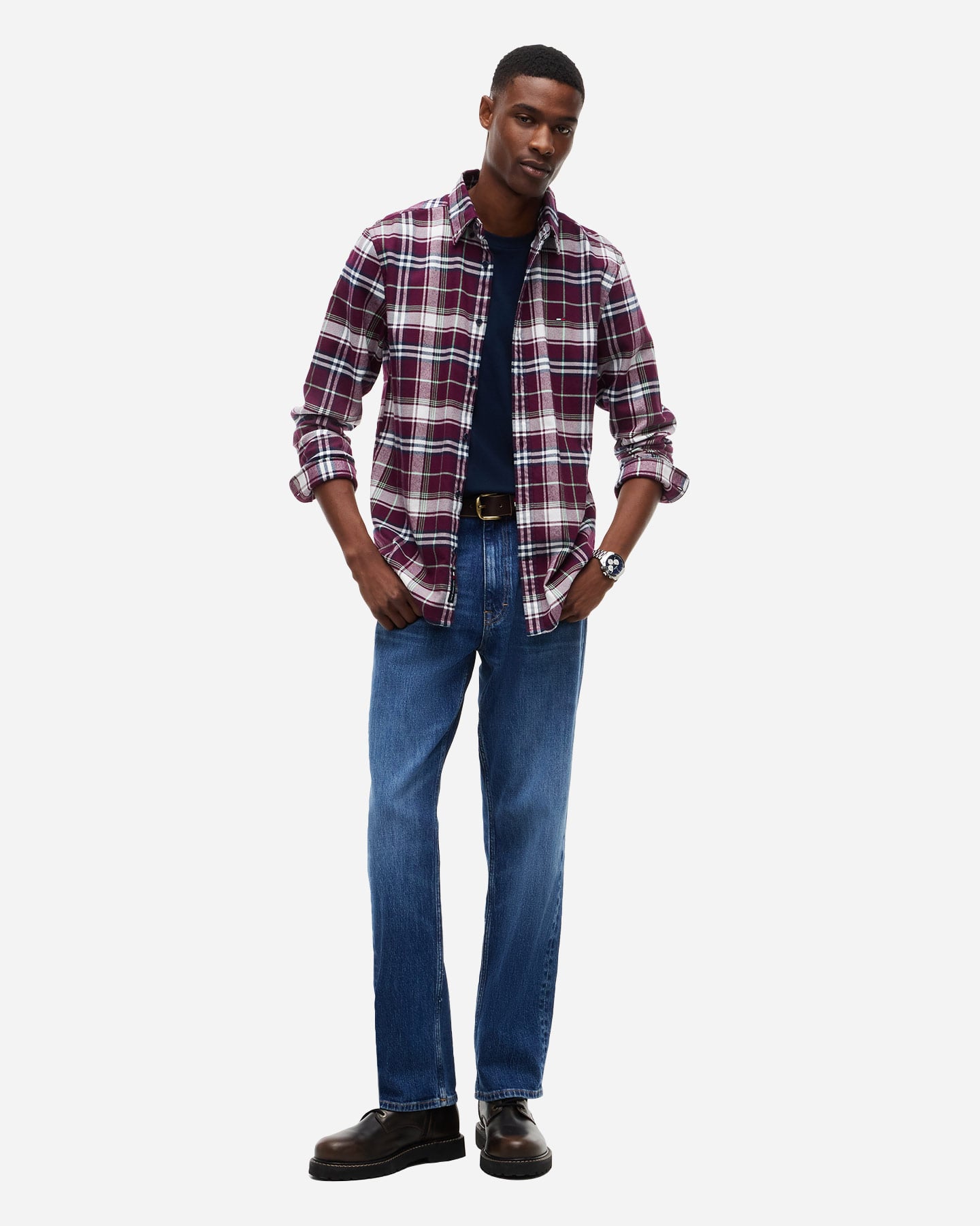 Camicia TOMMY HILFIGER FLANELLA CHECK M - Nero - 3 | Cisalfa Sport