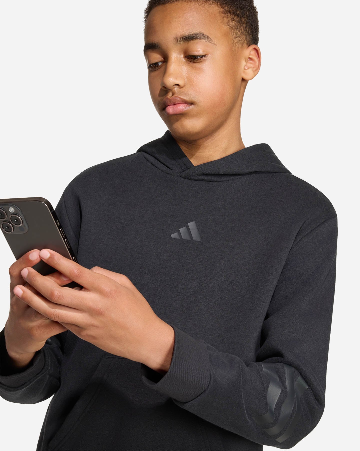Felpa ADIDAS FUTURE ICONS JR - Nero - 4 | Cisalfa Sport