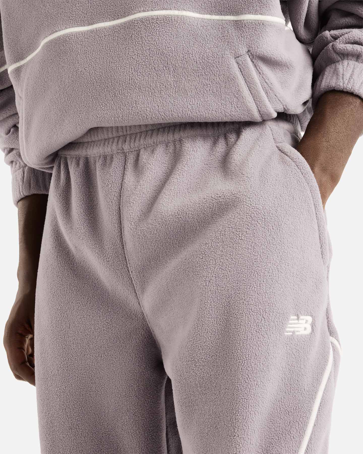 Pantalone training NEW BALANCE POLAR FLEECE JOGGER M - Grigio - 3 | Cisalfa Sport