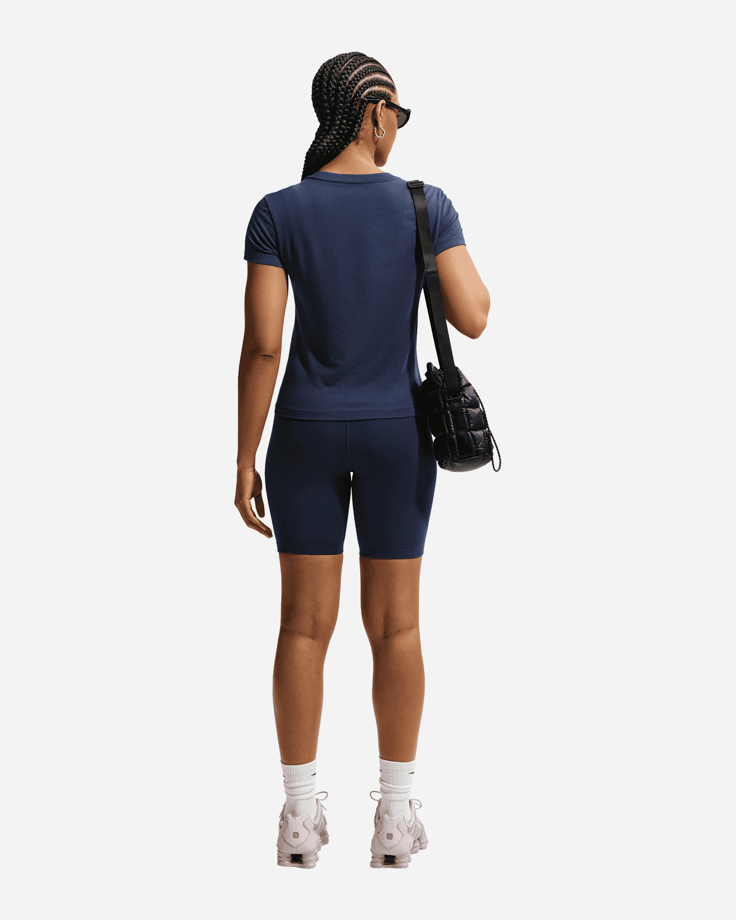 T-shirt NIKE CHILL CROP PRINTED W - Blu - 2 | Cisalfa Sport