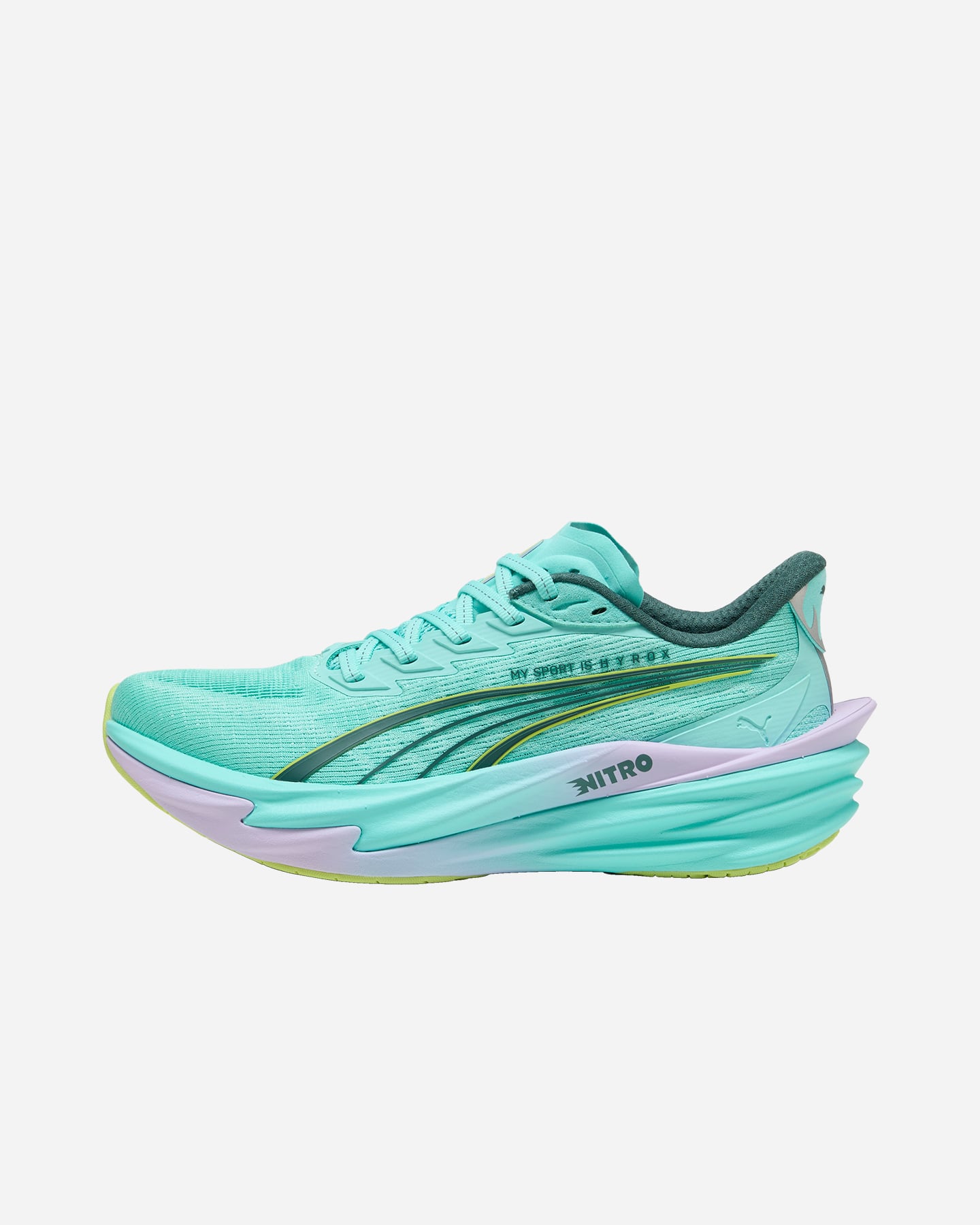 Scarpe running PUMA DEVIATE NITRO 4 HYROX W - Verde - 4 | Cisalfa Sport