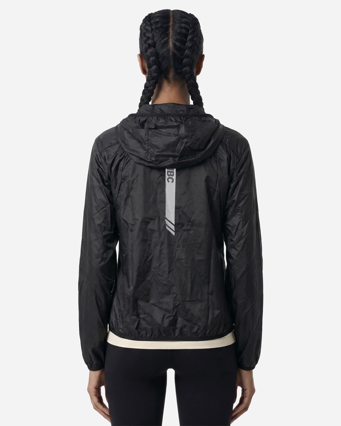Giacca running ABC BASIC W - Nero - 3 | Cisalfa Sport