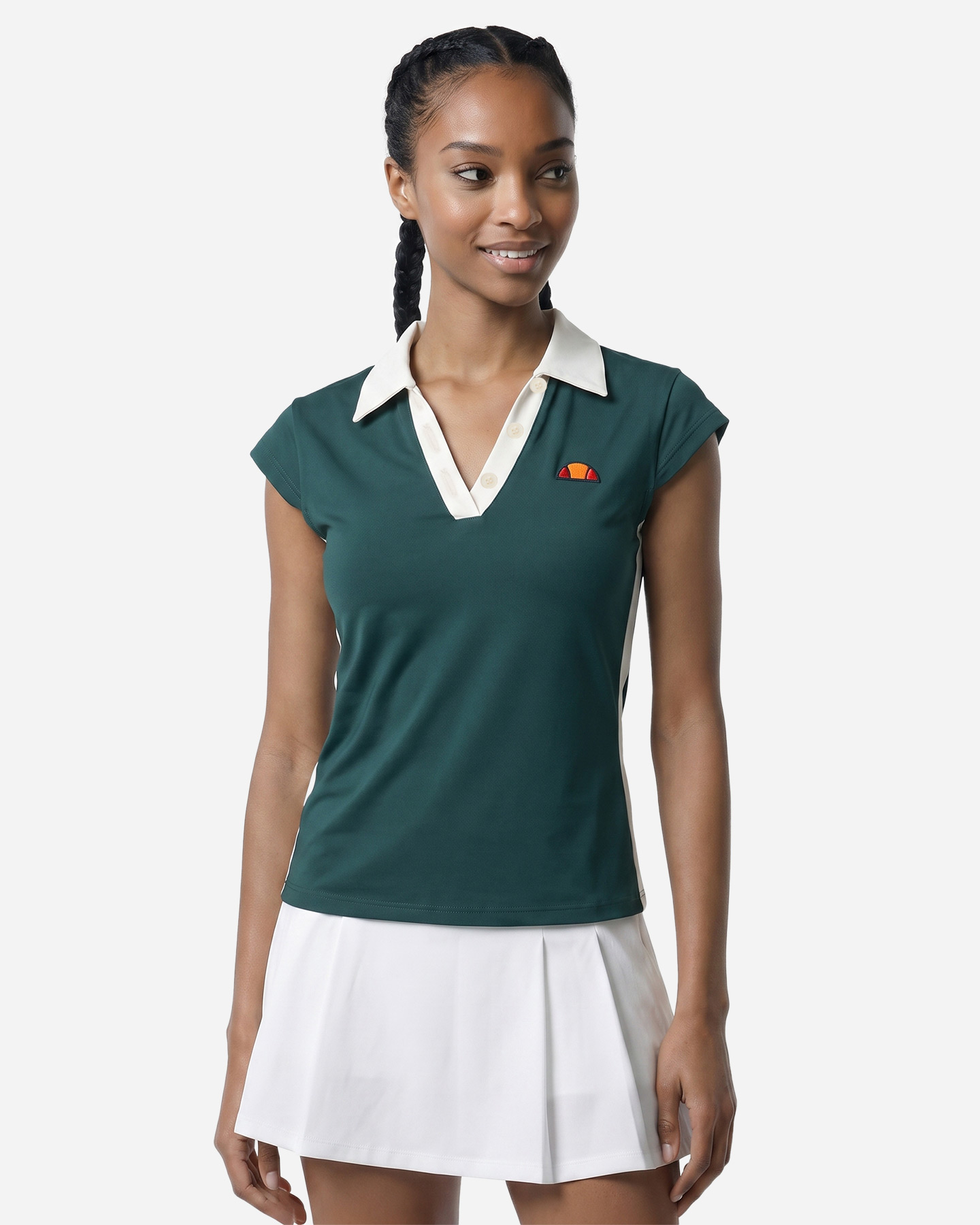 Polo tennis ELLESSE GIOCO W - Verde - 2 | Cisalfa Sport