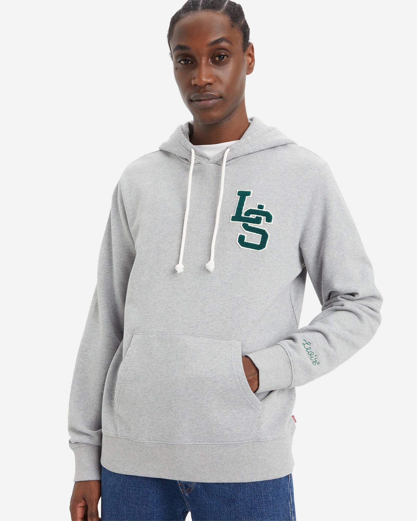 Felpa LEVI'S PATCH VARSITY M - Grigio - 1 | Cisalfa Sport