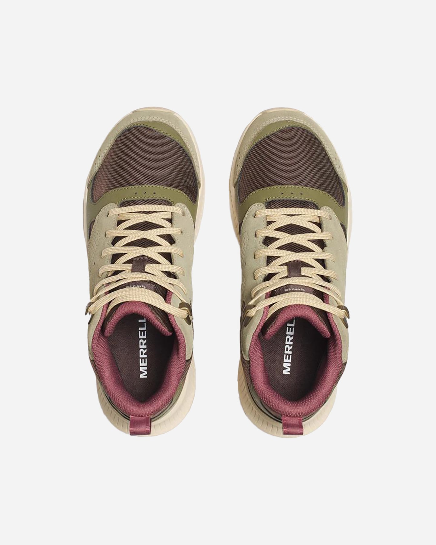 Scarpe escursionismo MERRELL TEMPO SOL MID WP W - Verde - 3 | Cisalfa Sport