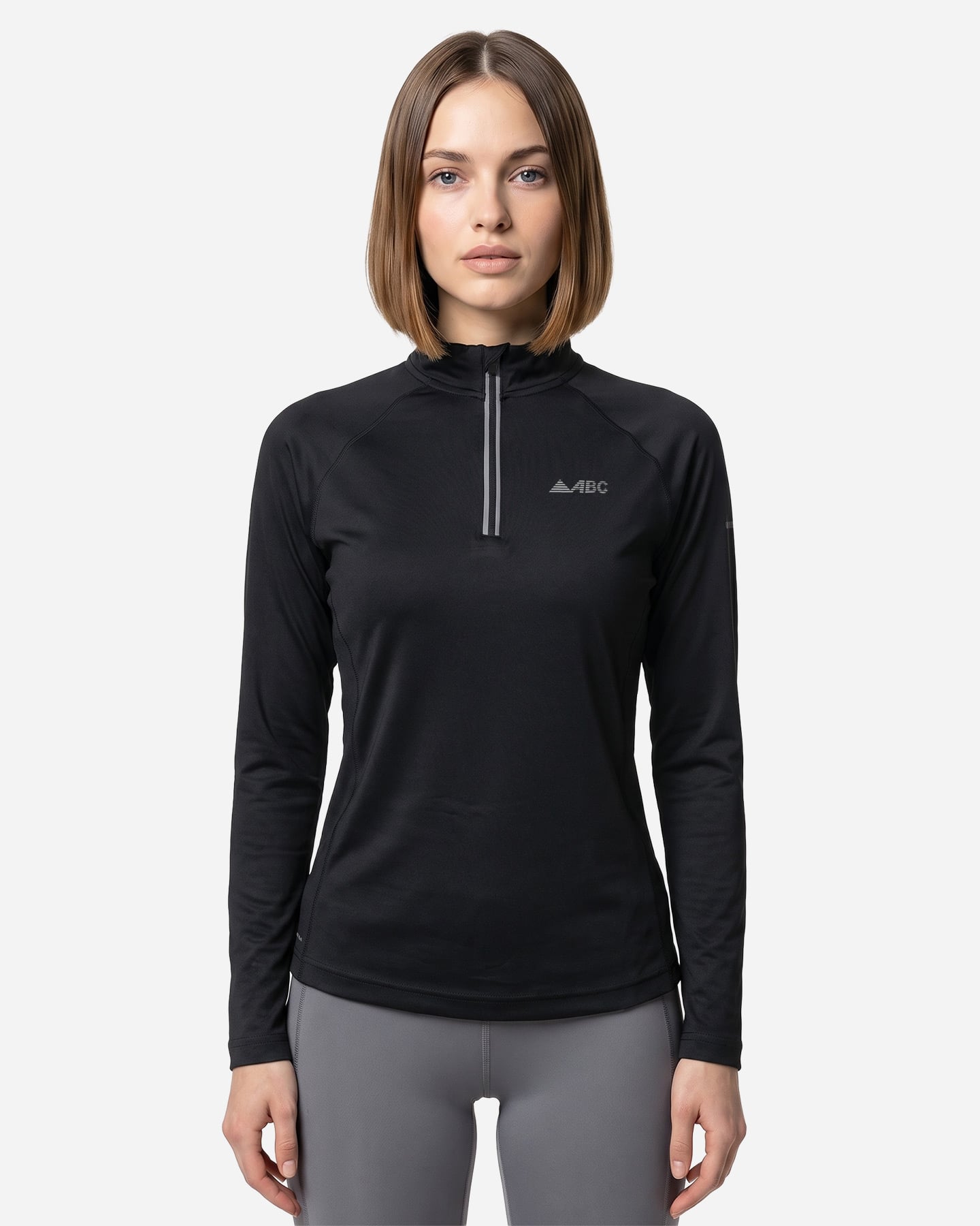 Maglia running ABC BASIC W - Nero - 2 | Cisalfa Sport