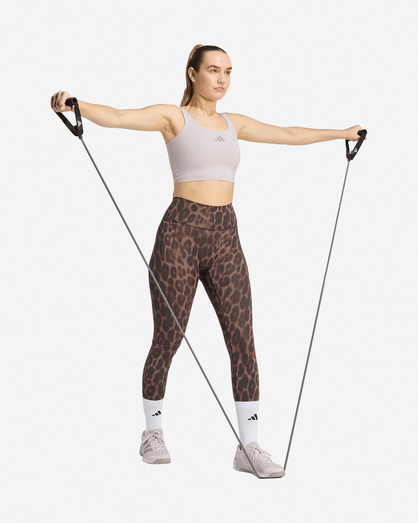 Canotta training ADIDAS SMALL LOGO W - Lilla - 3 | Cisalfa Sport