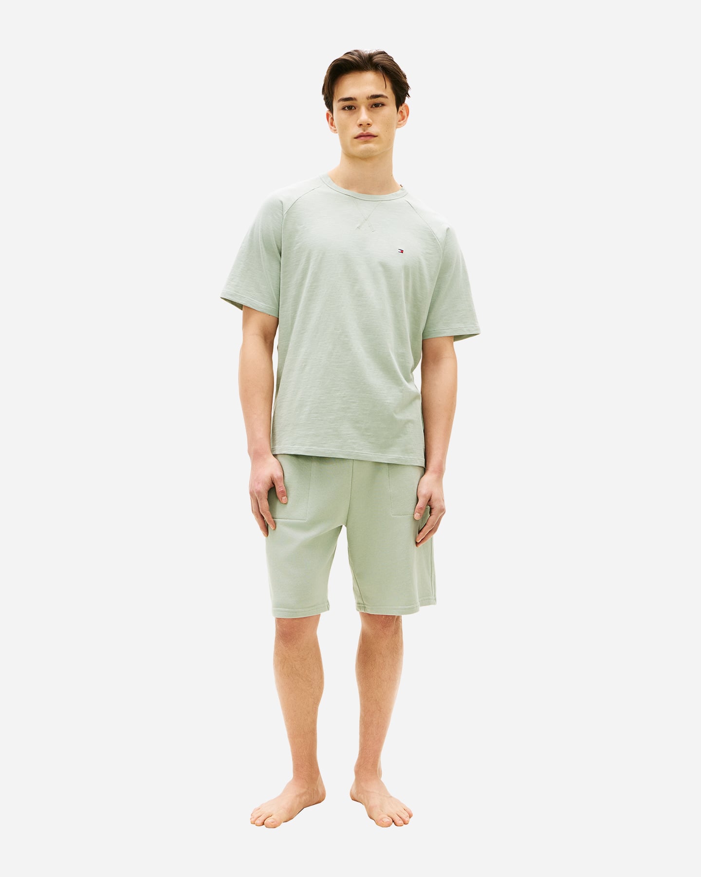 T-shirt TOMMY HILFIGER SMALL FLAG M - Verde - 1 | Cisalfa Sport