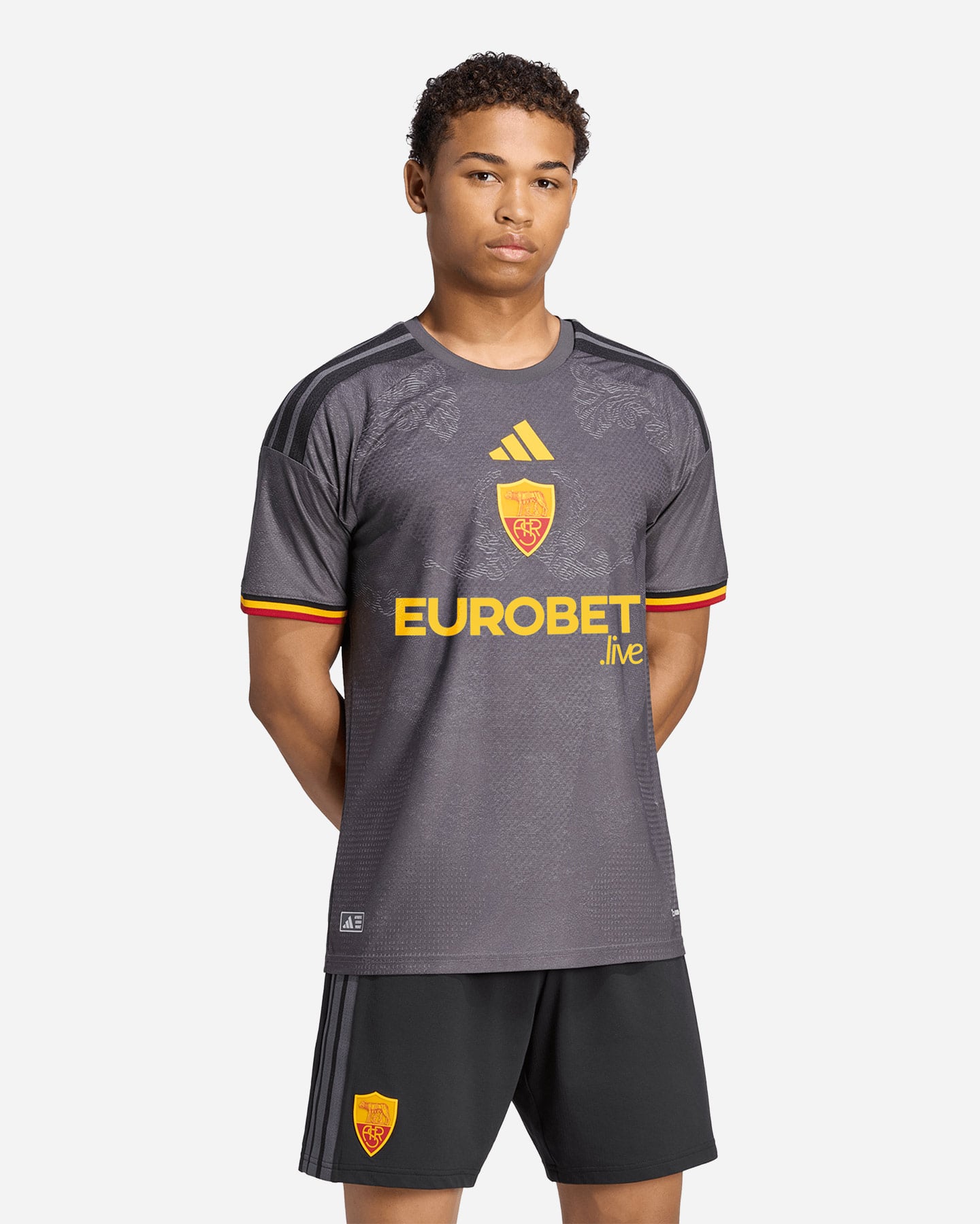 Maglia calcio ufficiale ADIDAS AS ROMA 3RD 26-27 M - 2 | Cisalfa Sport