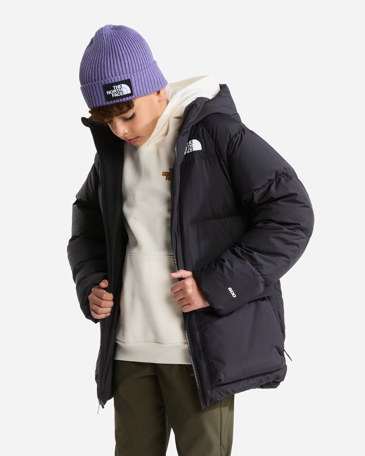 Piumino THE NORTH FACE NORTH DOWN JR - Nero - 3 | Cisalfa Sport
