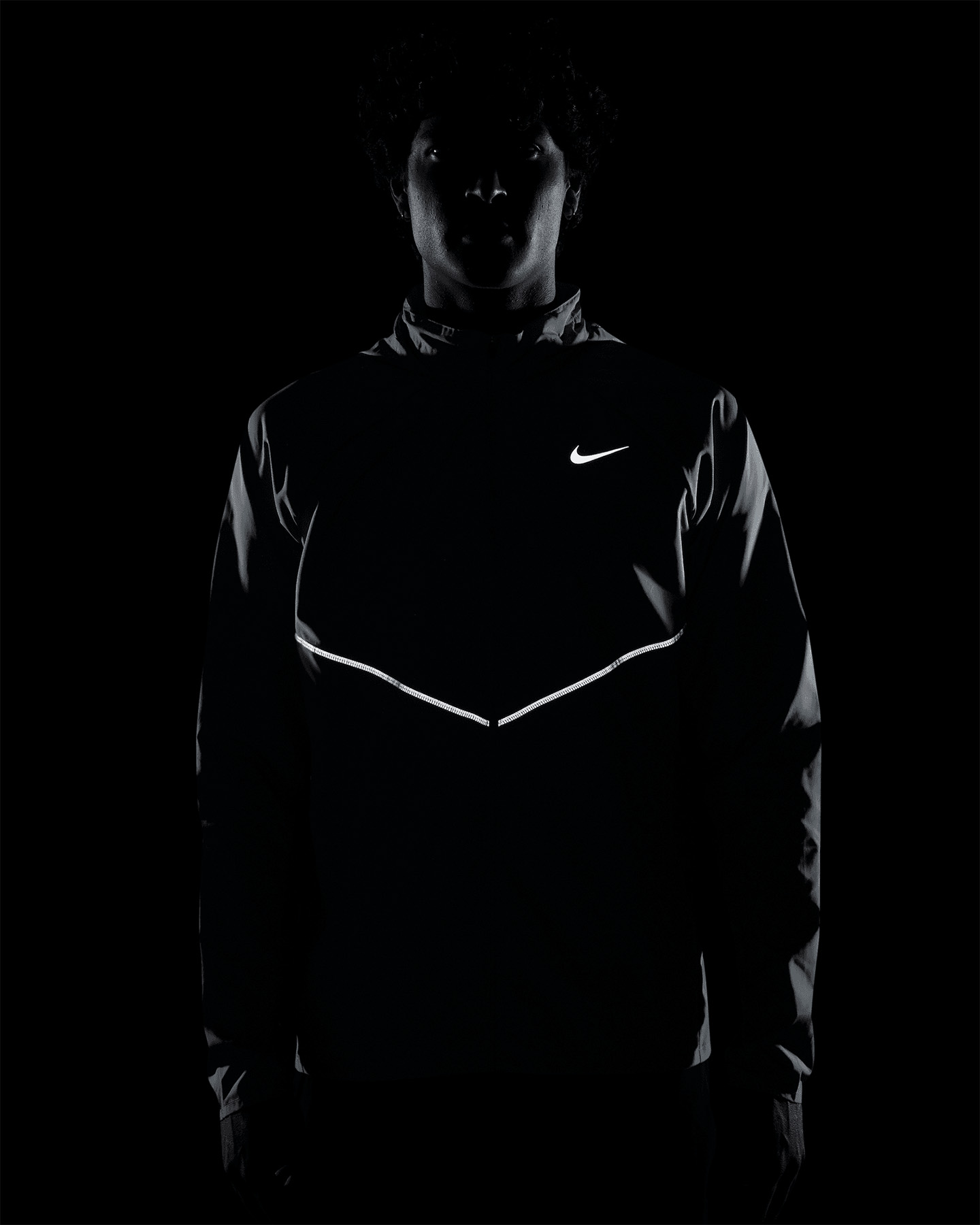 Giacca running NIKE MILER REPEL M - Blu - 3 | Cisalfa Sport