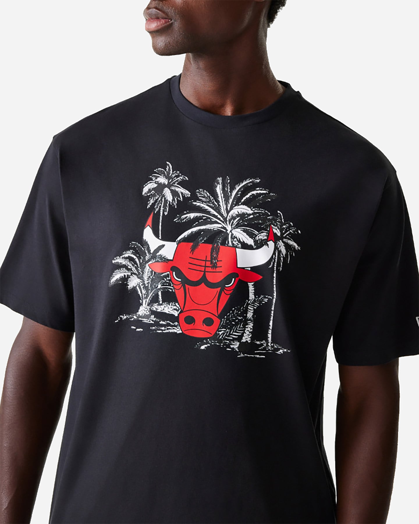Maglia basket NEW ERA PALM TREE CHICAGO BULLS M - Nero - 2 | Cisalfa Sport